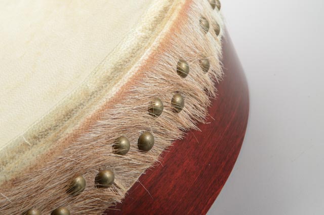 Irish Bodhrán by Albert Alfonso in Goat Hide and Molded Veneers