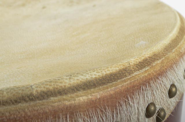 Irish Bodhrán by Albert Alfonso in Goat Hide and Molded Veneers