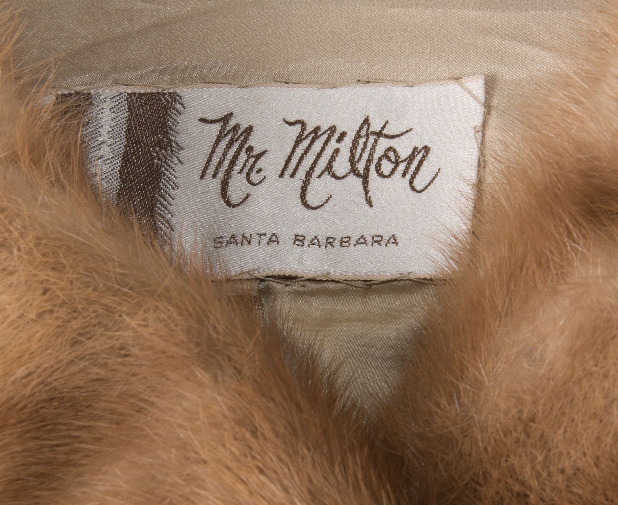 Vintage Mr. Milton Mink Coat