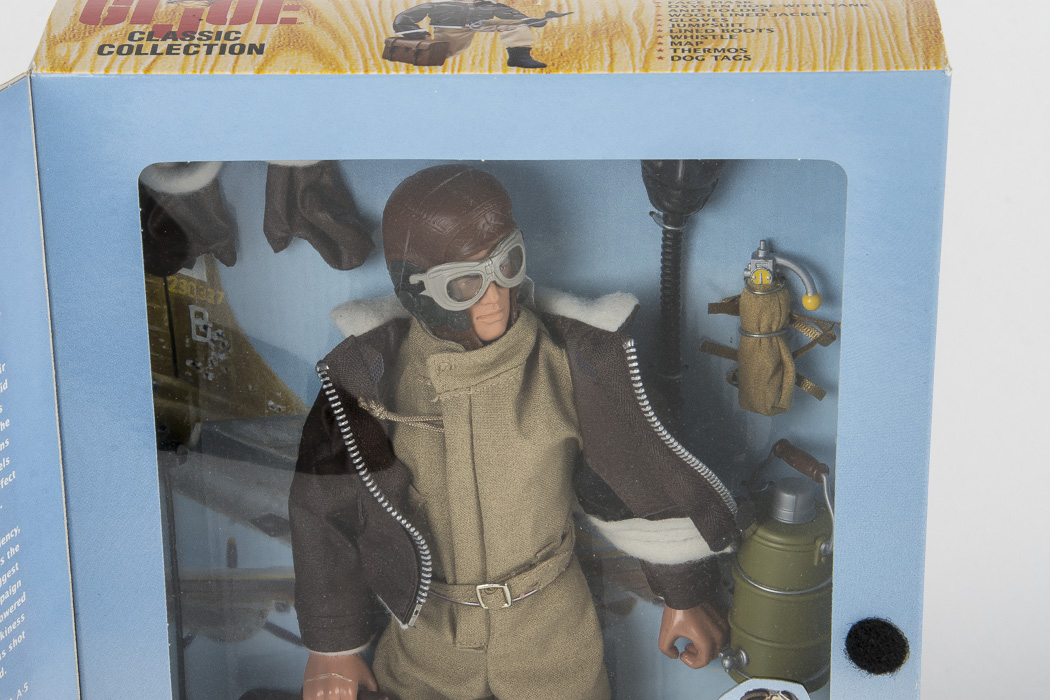 Assortment of Model Airplane Toys and GI Joe Classic Collection Doll