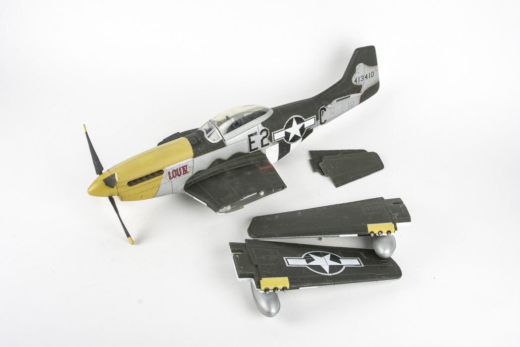 Assortment of Model Airplane Toys and GI Joe Classic Collection Doll