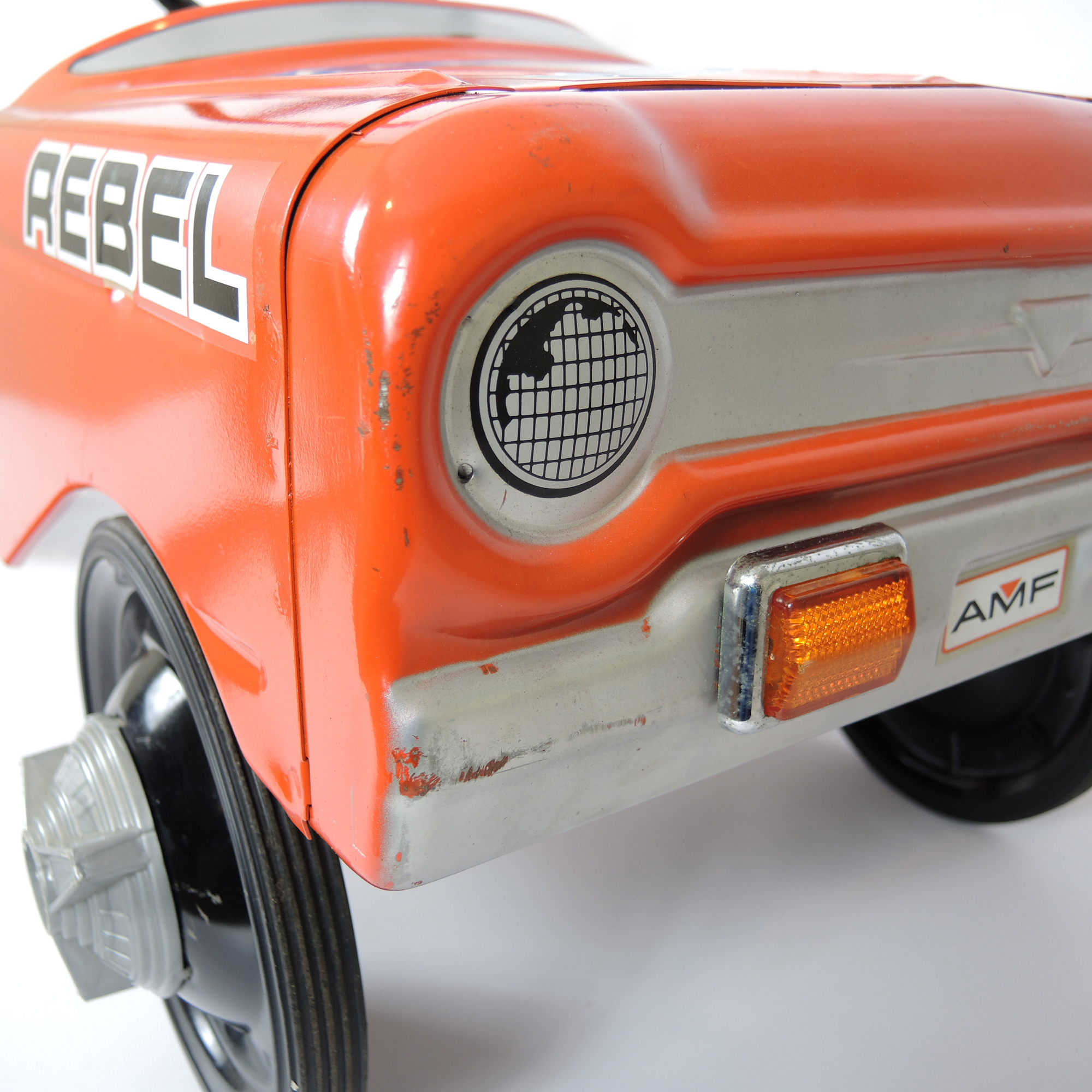 Vintage AMF Rebel Metal Pedal Car