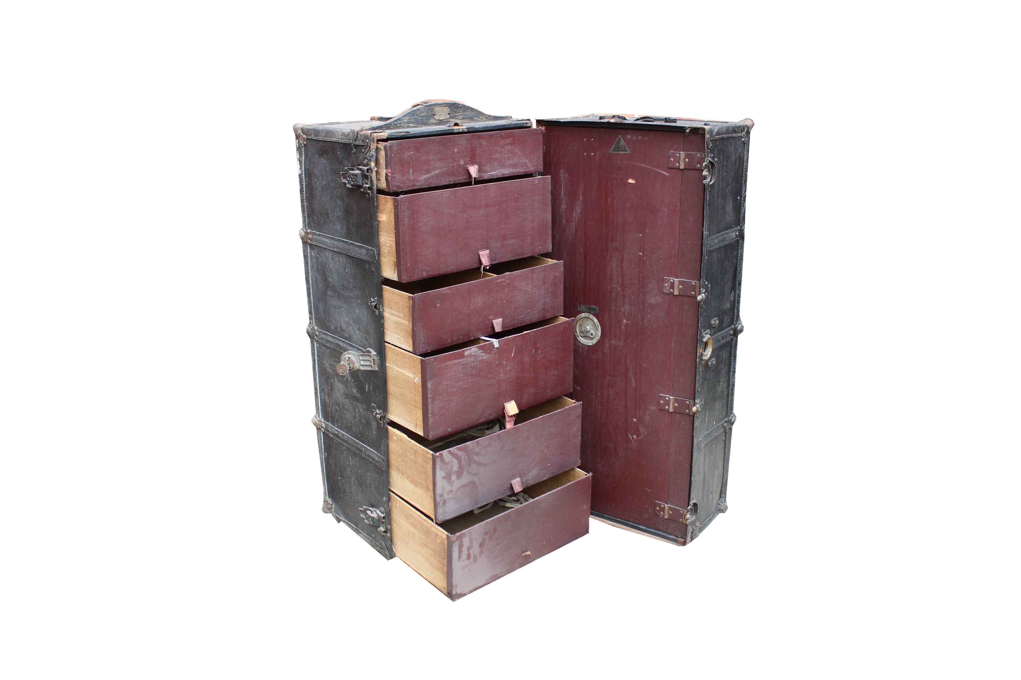 Antique "The Mendel Wardrobe" Costume Trunk