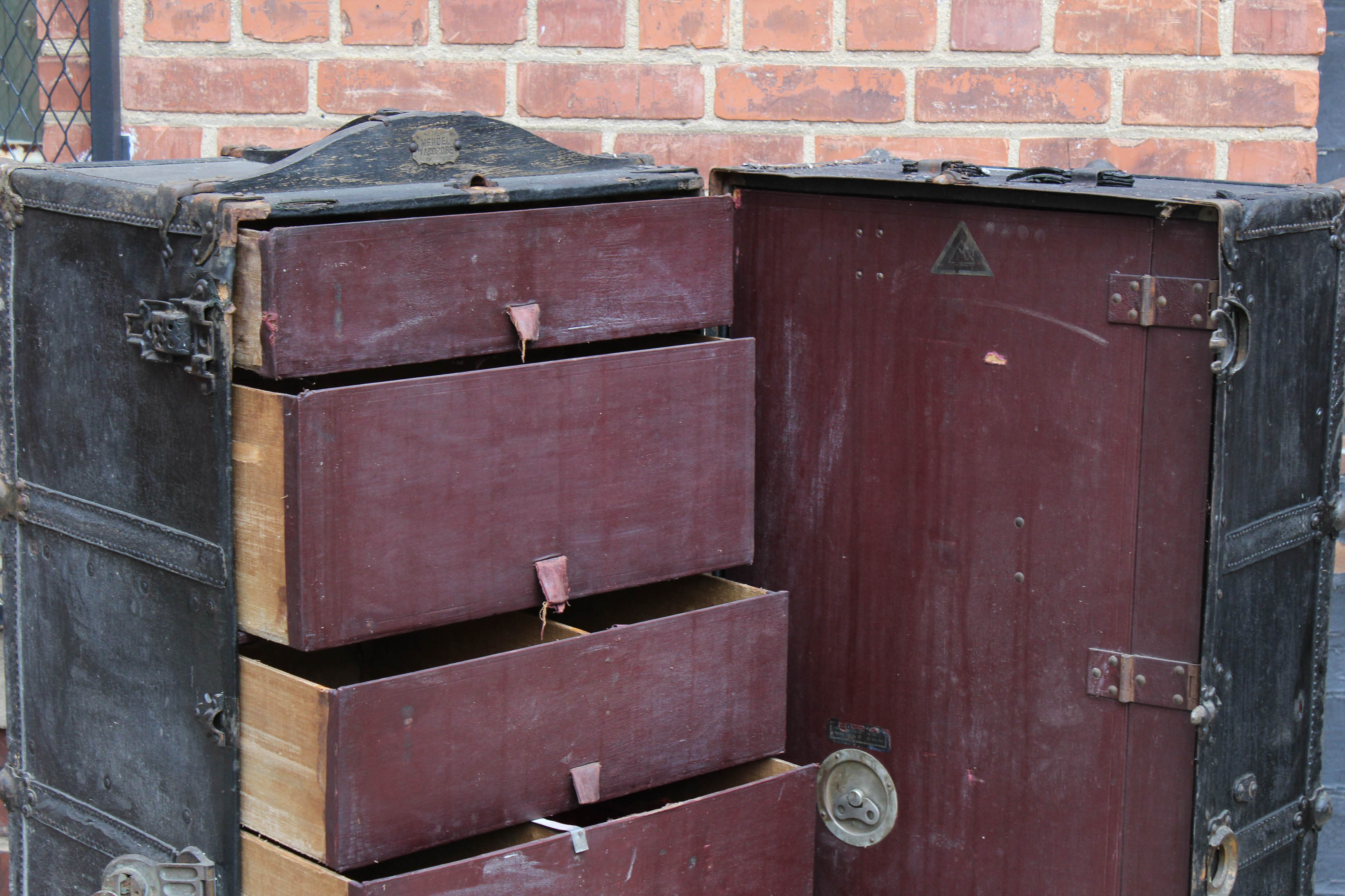 Antique "The Mendel Wardrobe" Costume Trunk