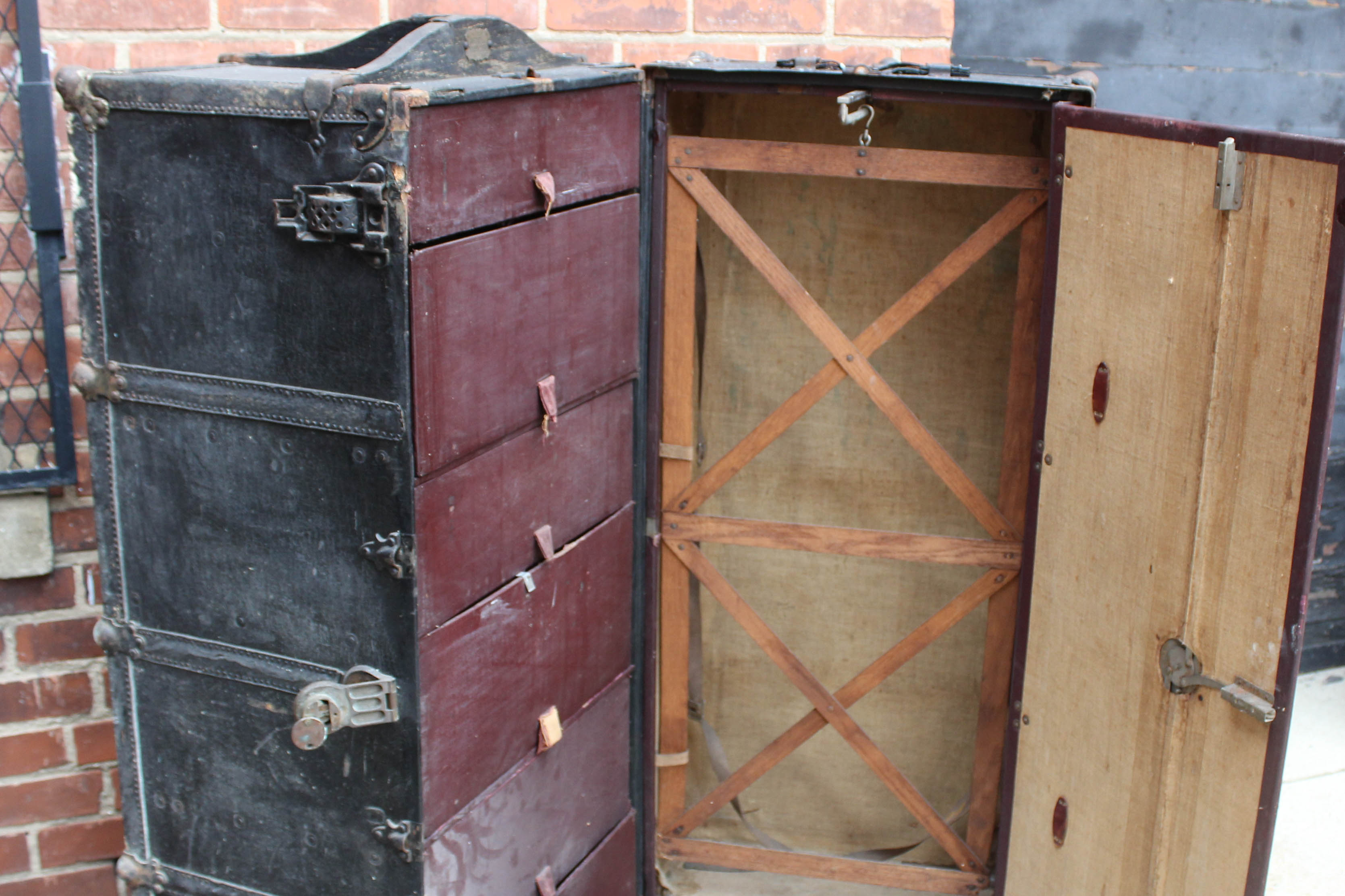 Antique "The Mendel Wardrobe" Costume Trunk