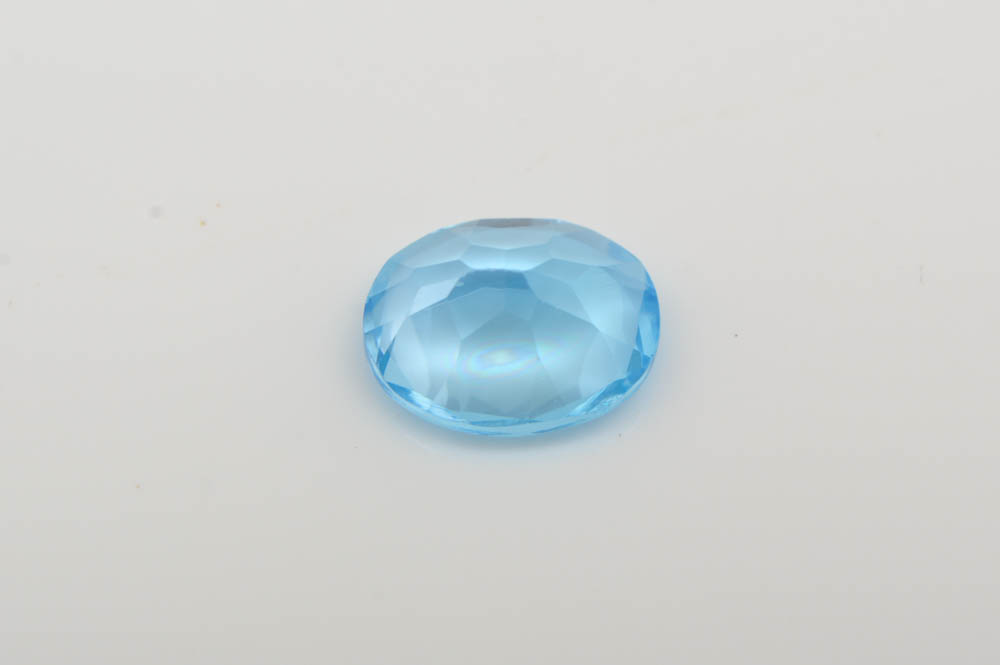 3.26 CT Oval Blue Topaz Loose Gemstone
