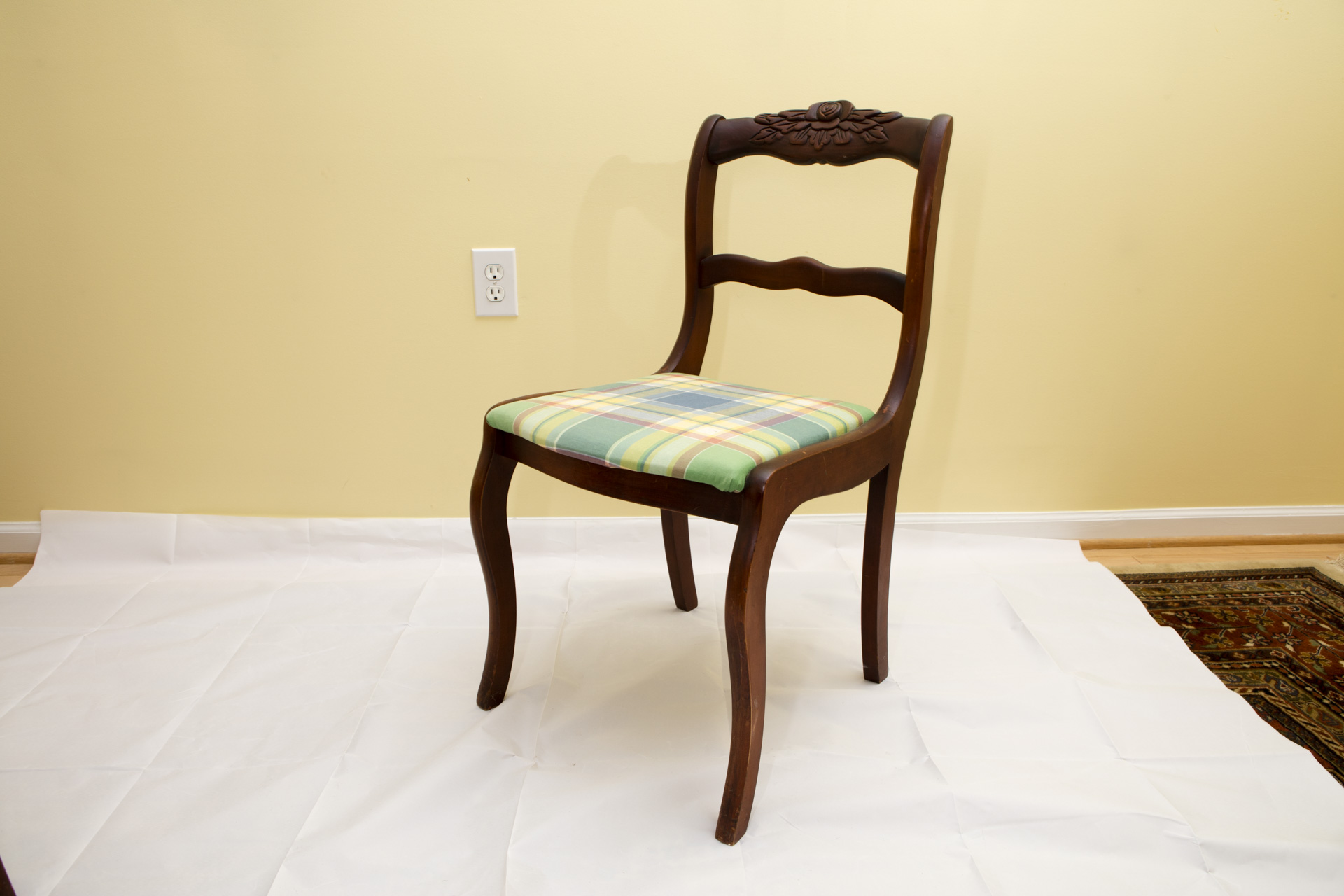 B. Altman Rose Back Side Chairs