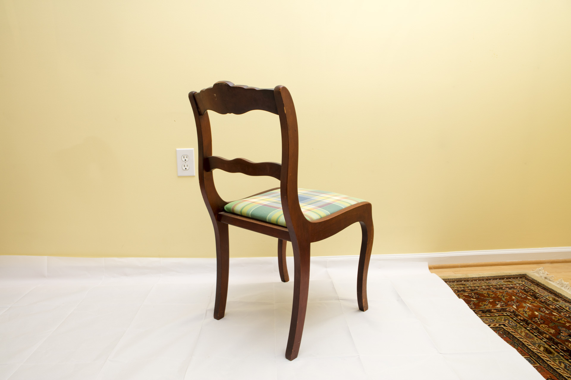 B. Altman Rose Back Side Chairs