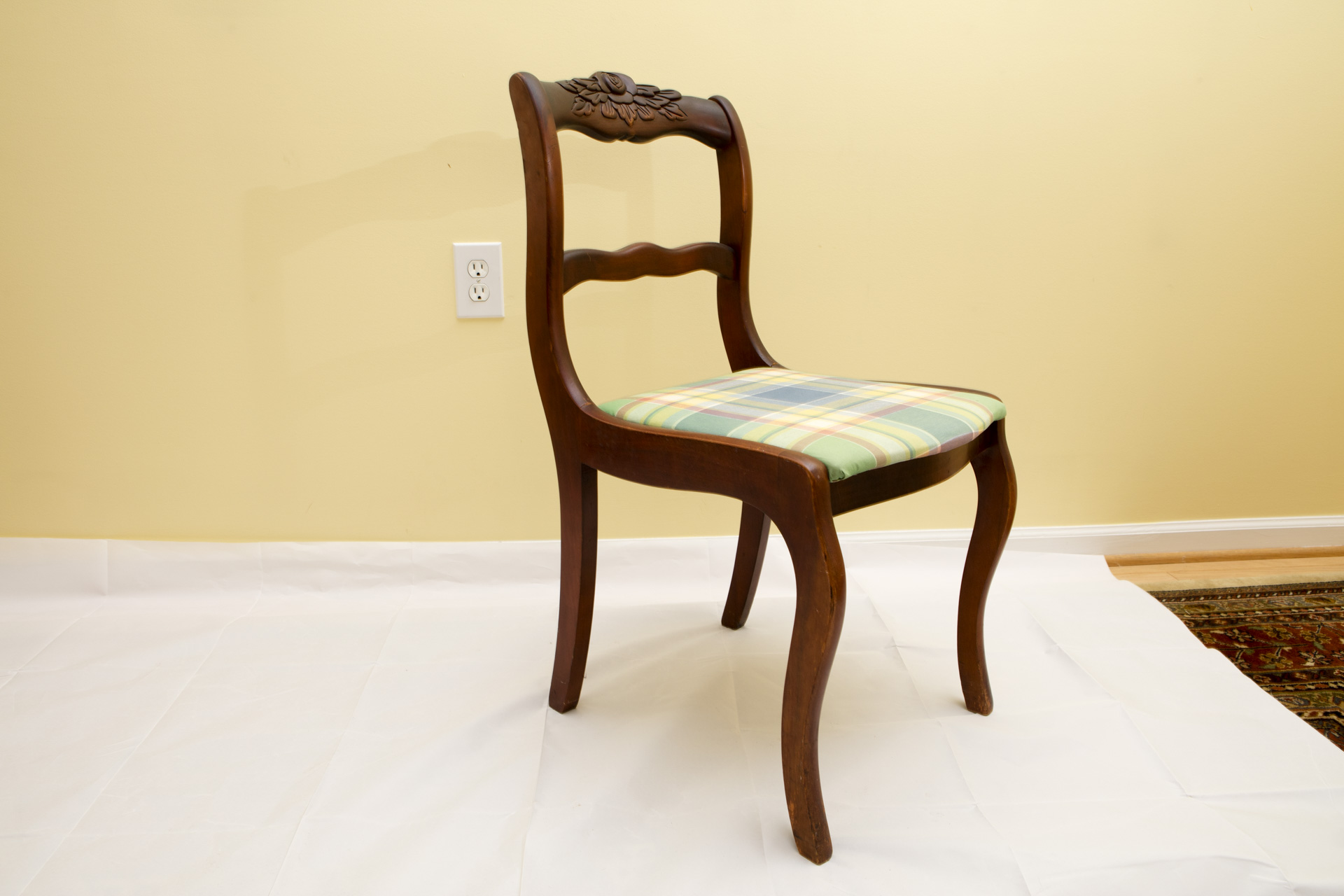 B. Altman Rose Back Side Chairs