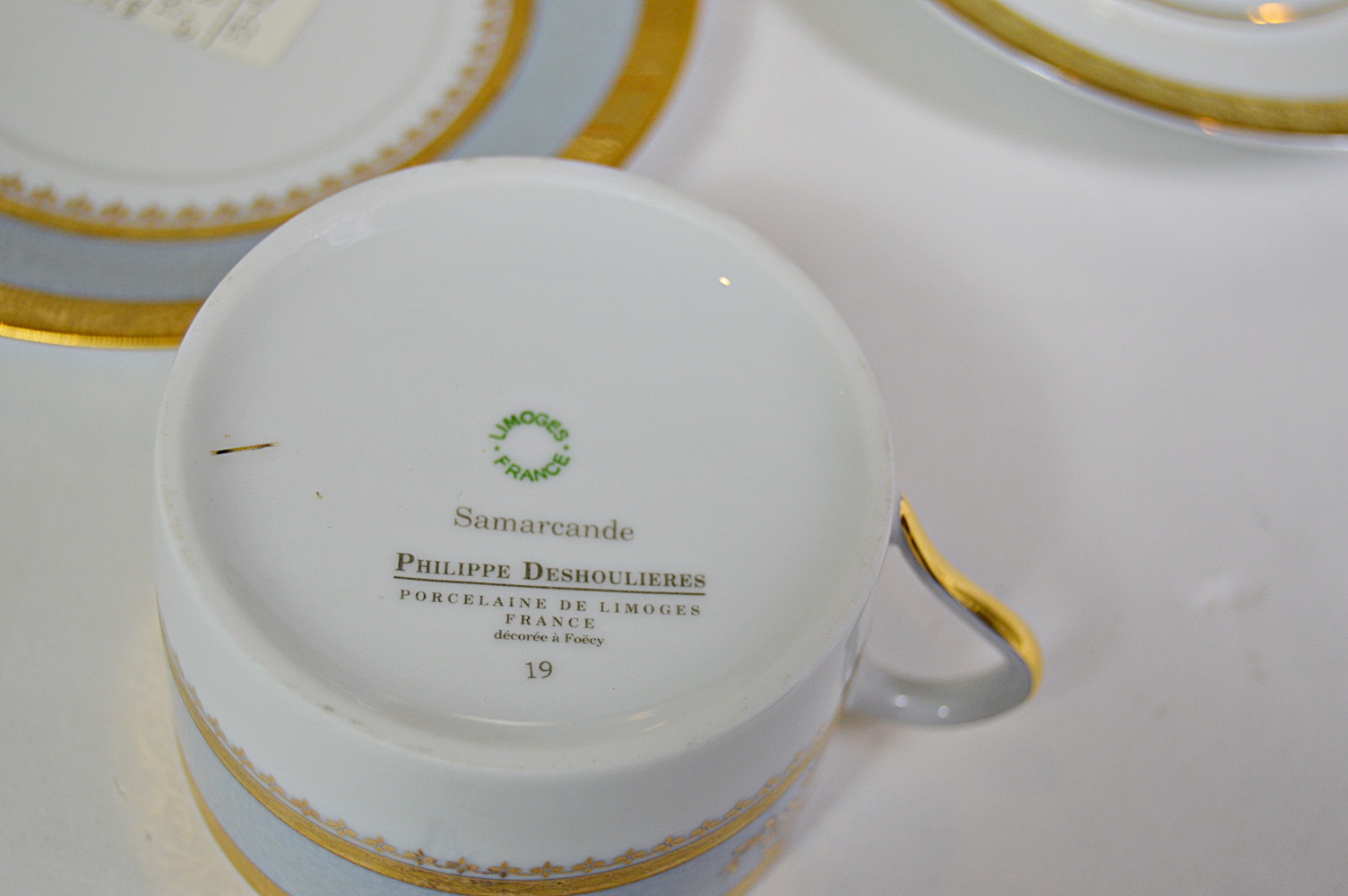 French Bernardaud and Deshoulieres Limoges Bone China