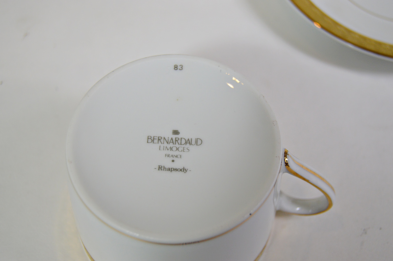 French Bernardaud and Deshoulieres Limoges Bone China