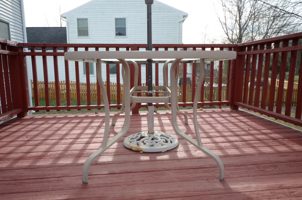 Patio Table with Umbrella