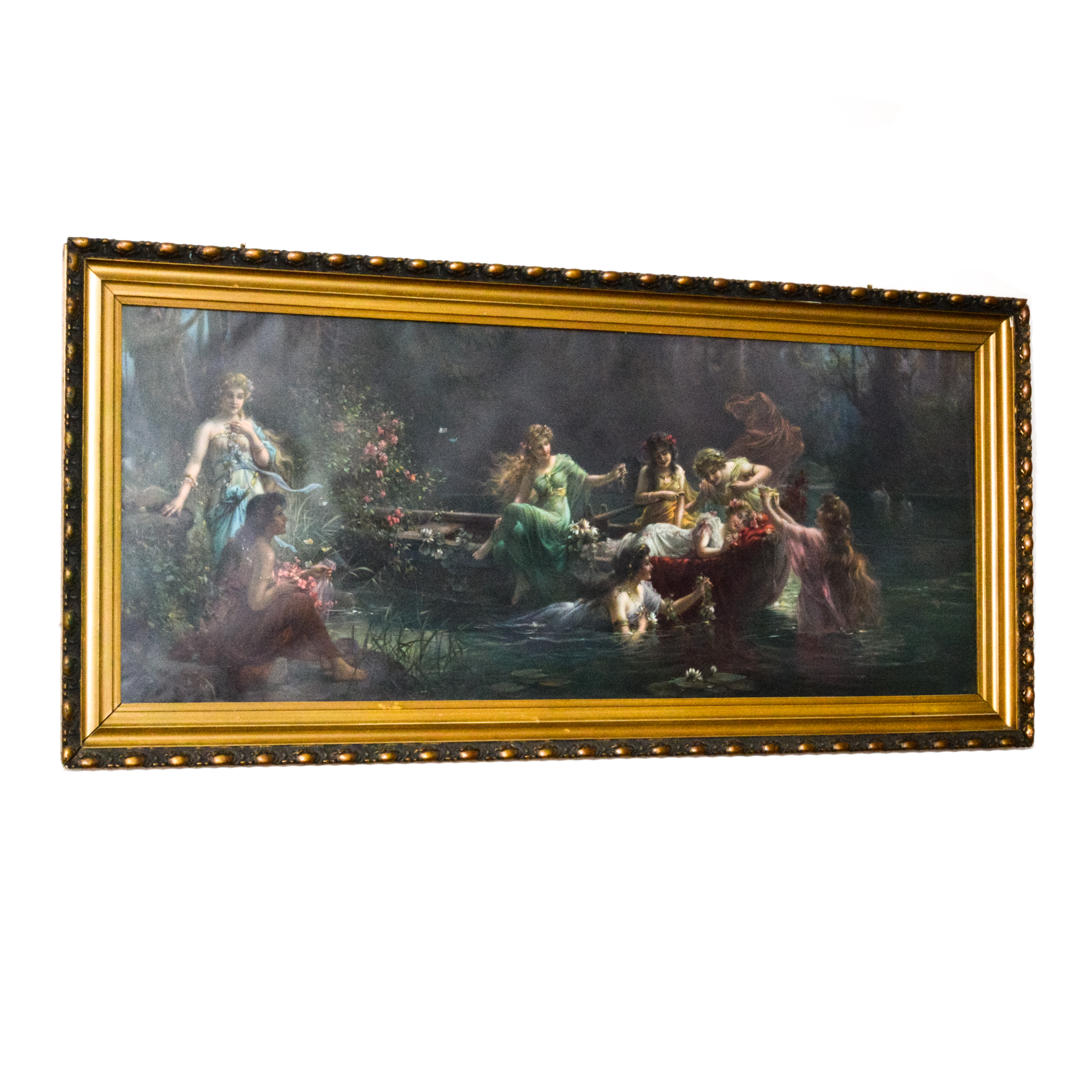 Vintage Hans Zatzka Framed Lithograph