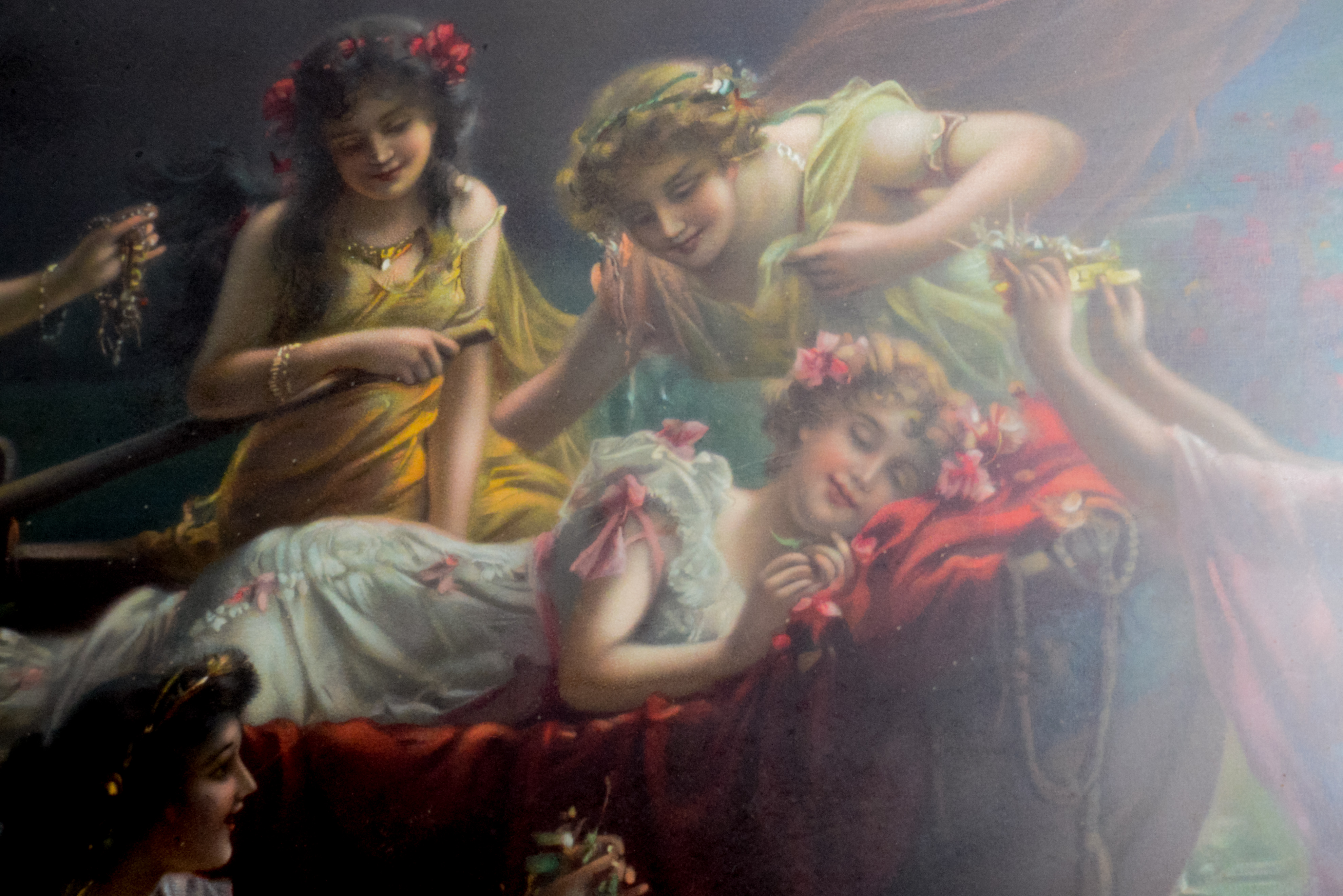 Vintage Hans Zatzka Framed Lithograph