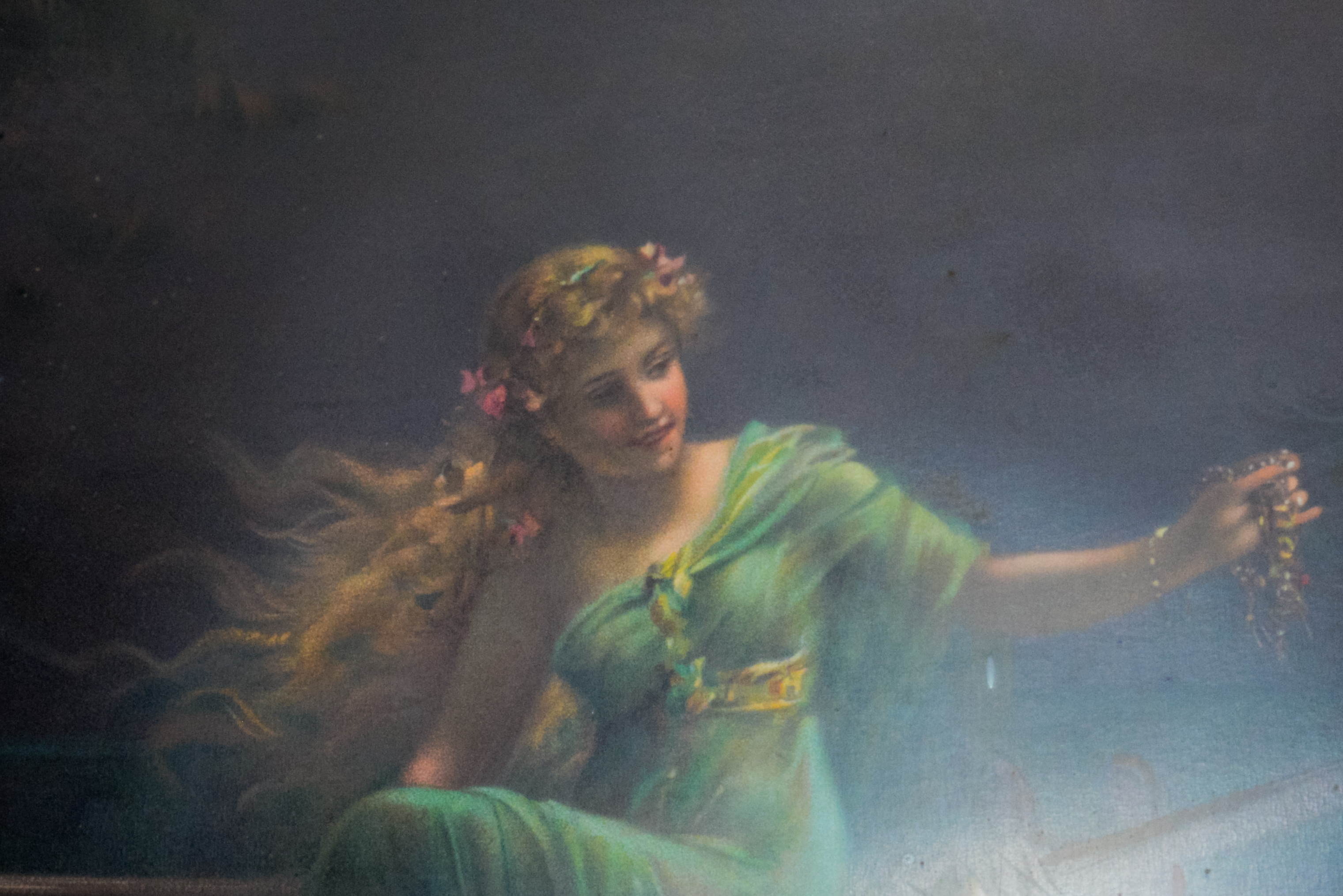 Vintage Hans Zatzka Framed Lithograph