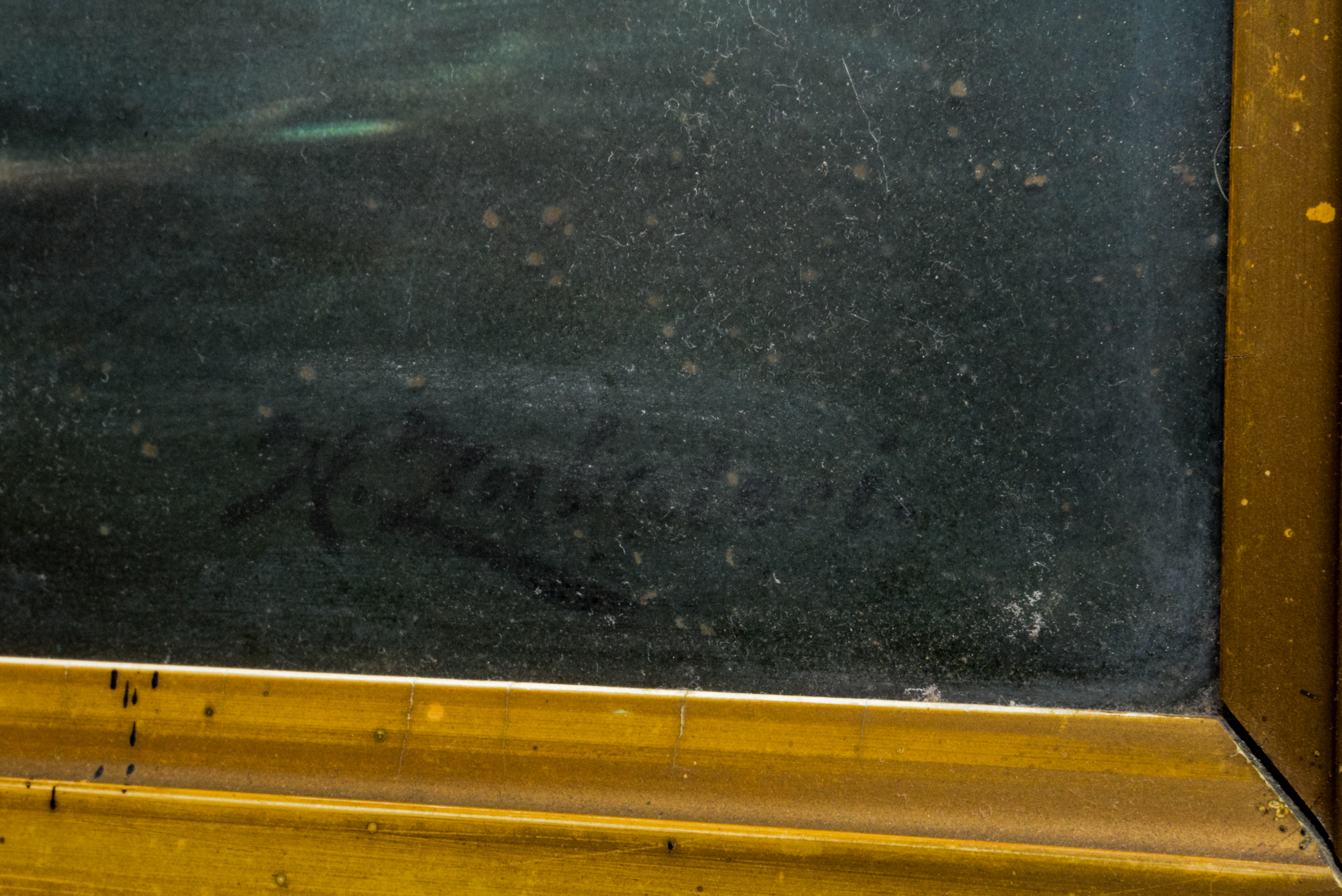 Vintage Hans Zatzka Framed Lithograph