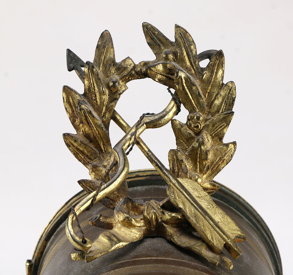 Ornate Pendulum Mantel Clock with Key