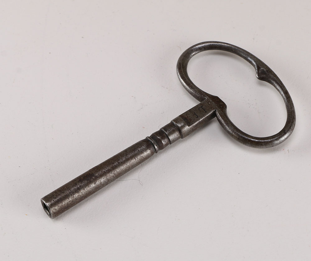 Ornate Pendulum Mantel Clock with Key