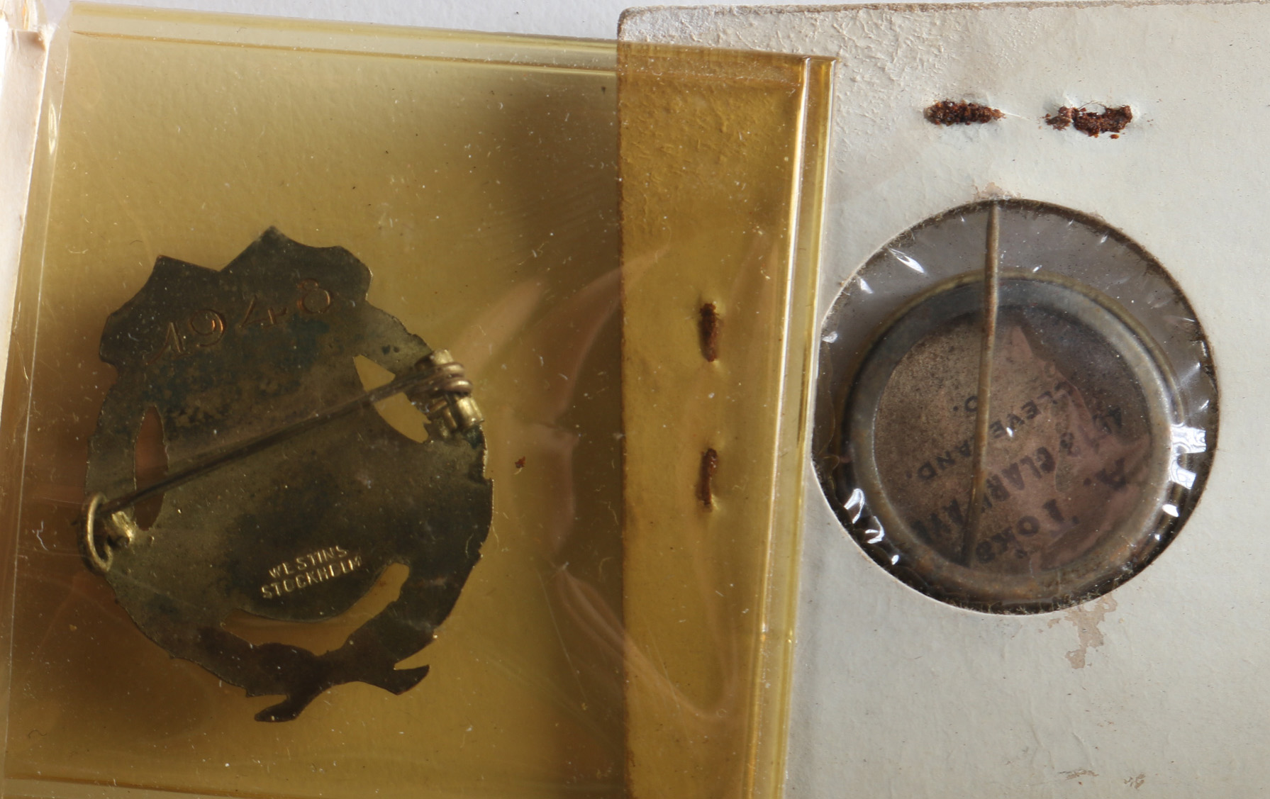 Three Vintage Foreign Commemorative Pins