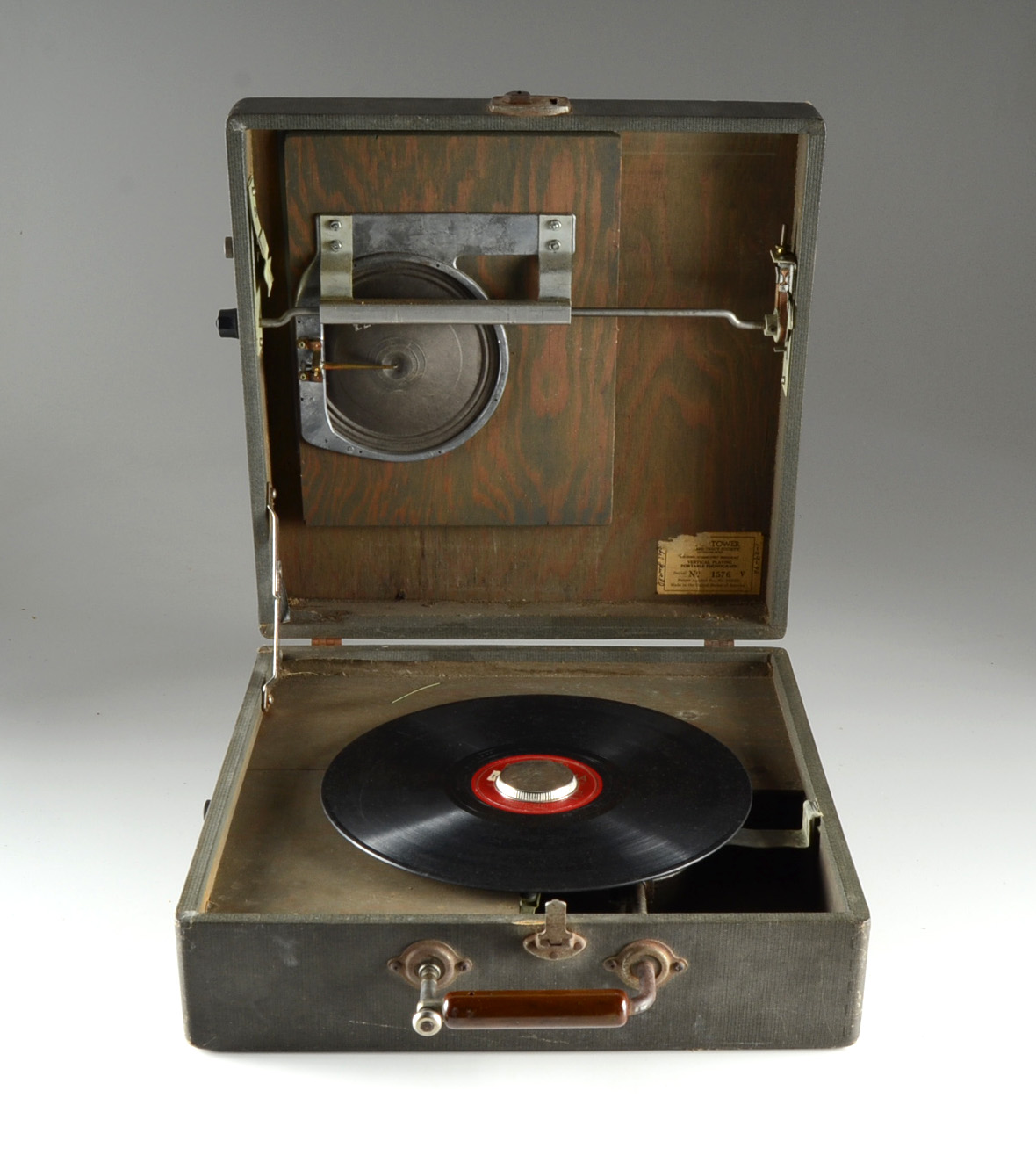 Vintage Watchtower Vertical Phonograph