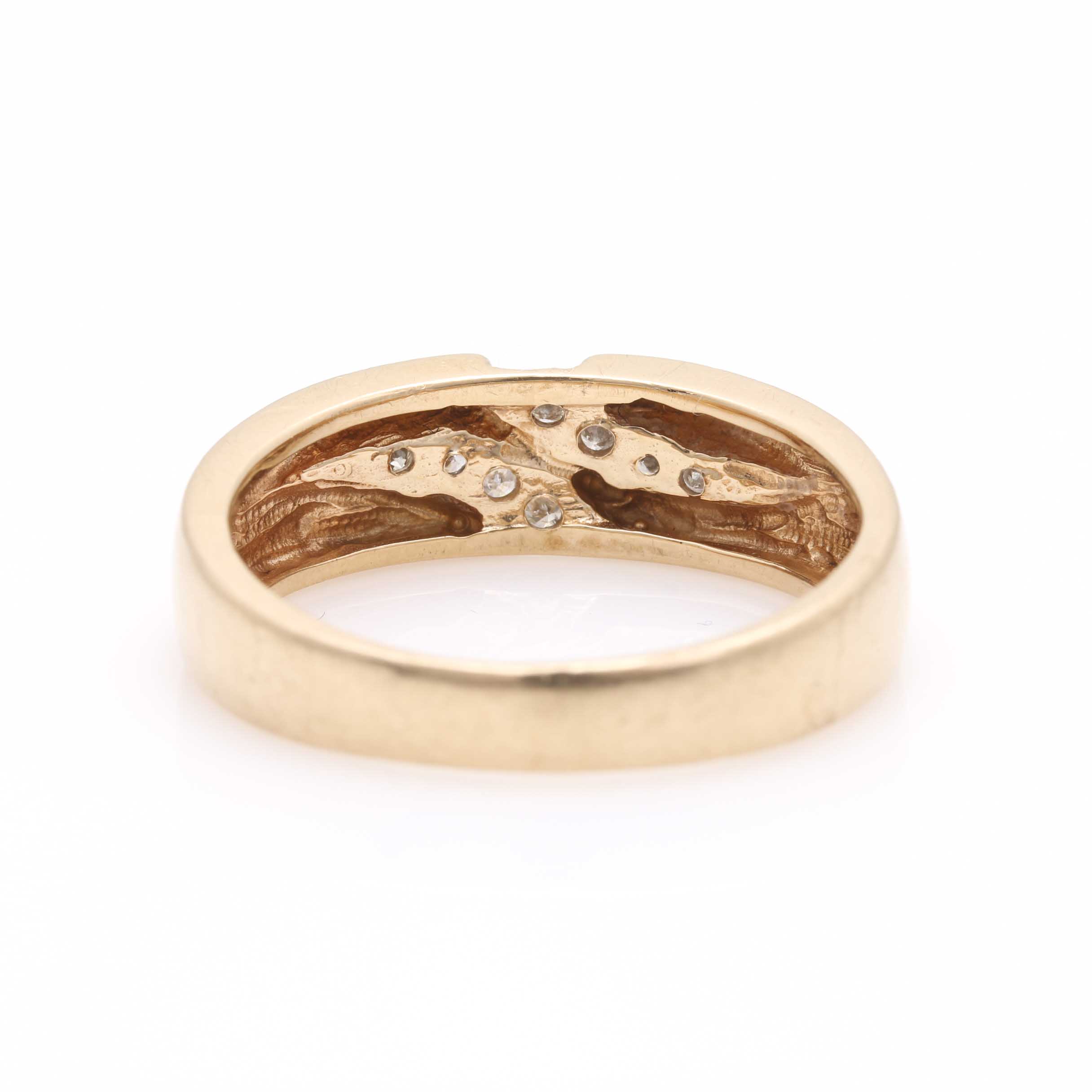 14K Yellow Gold Diamond Ring
