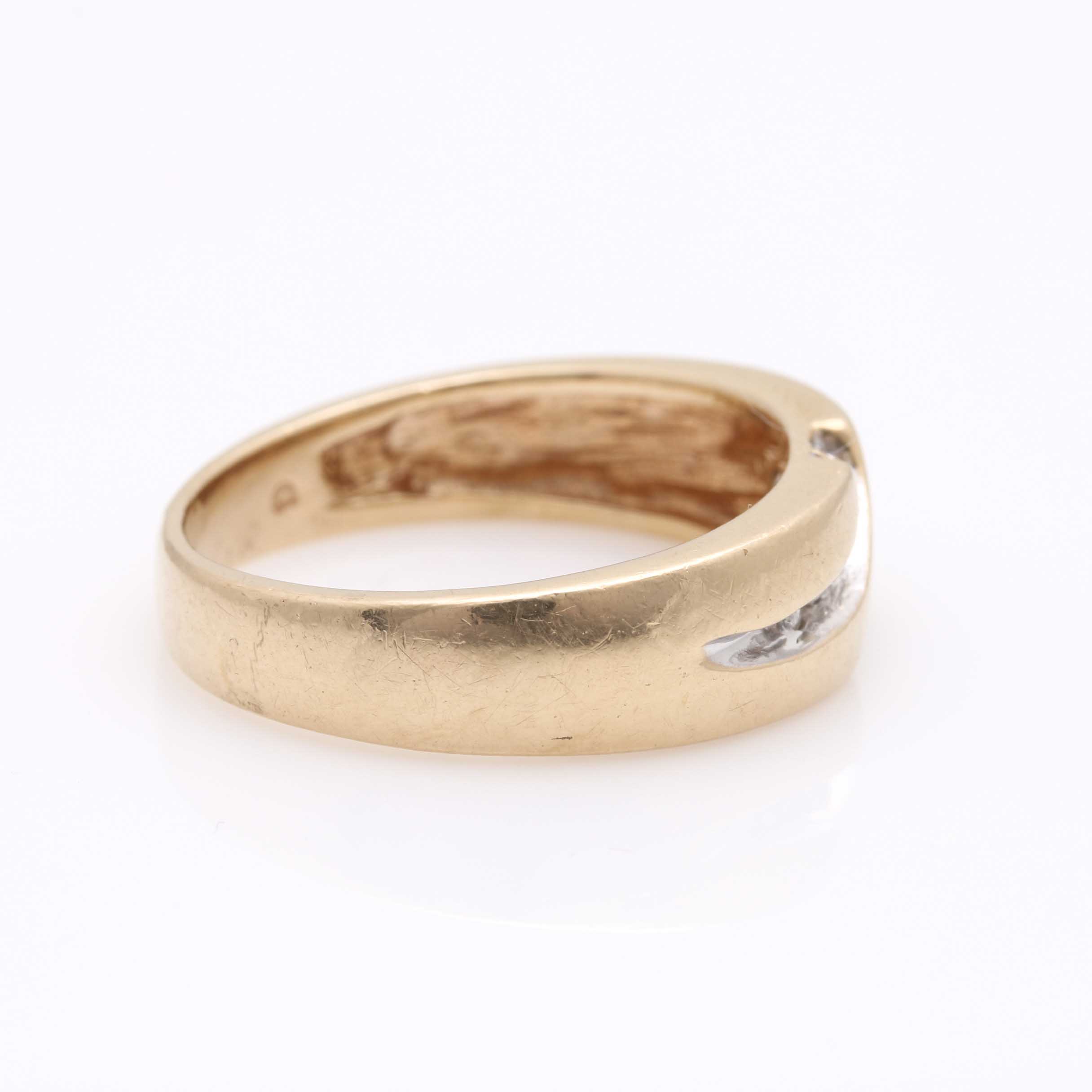 14K Yellow Gold Diamond Ring