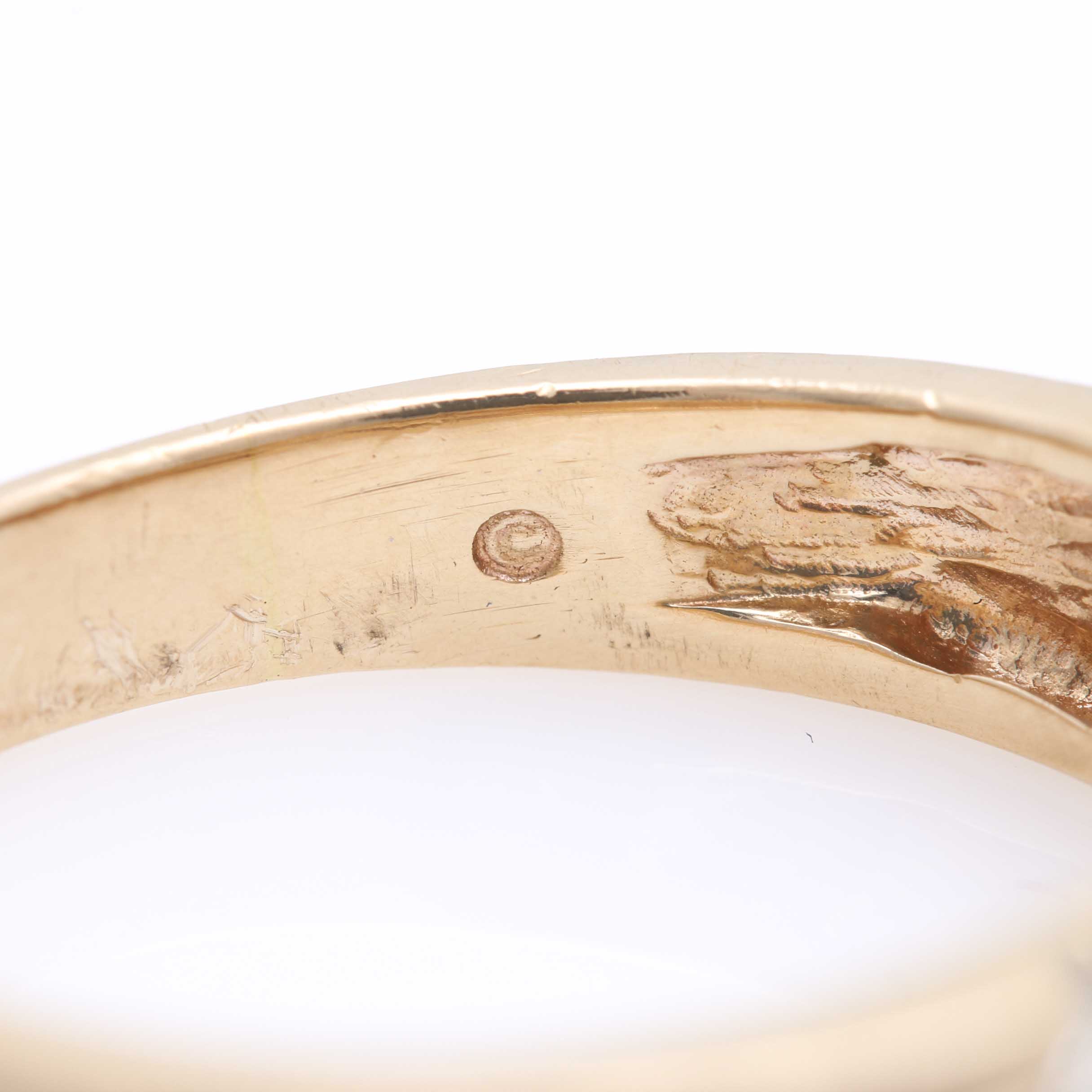 14K Yellow Gold Diamond Ring