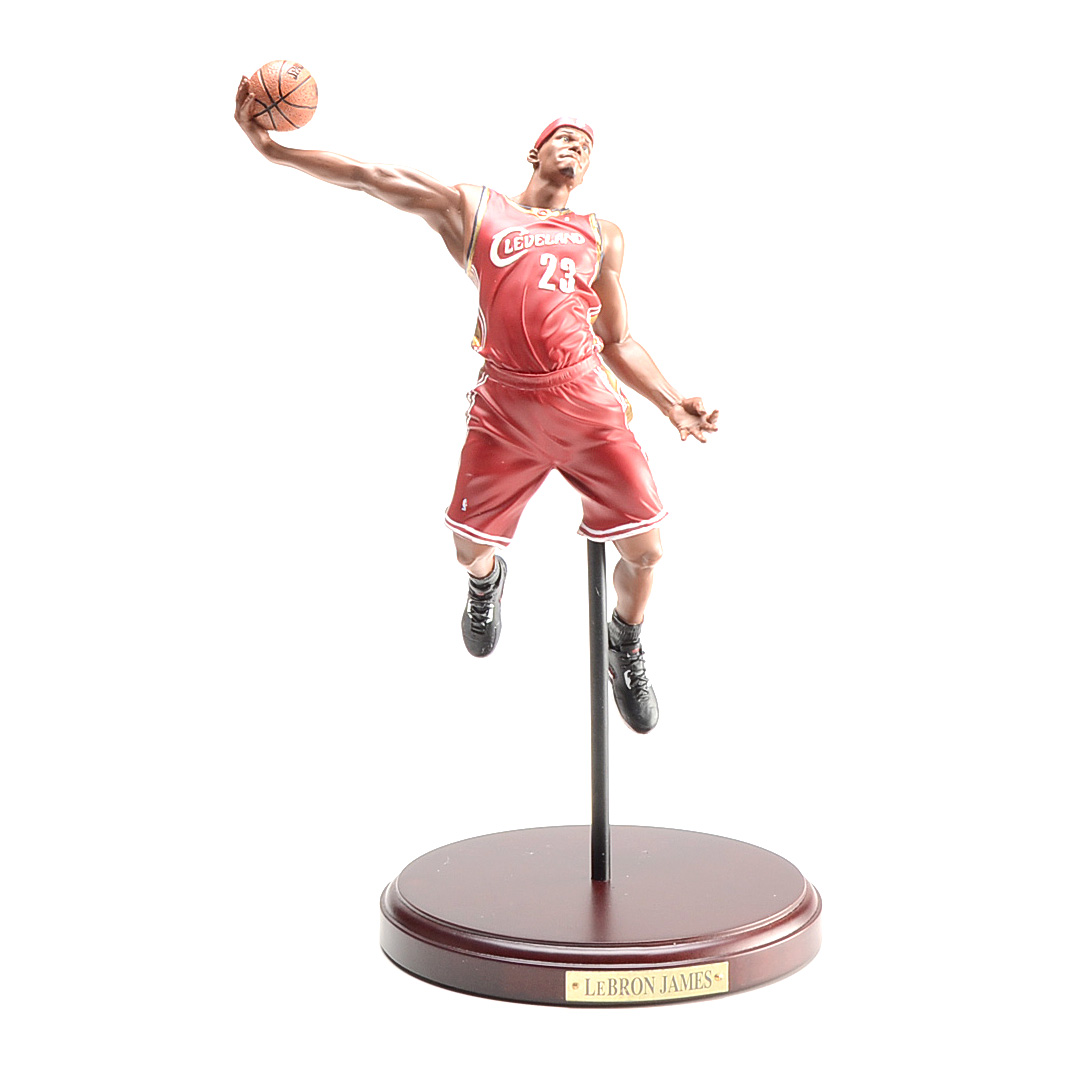 Upper Deck LeBron James Rookie of the Year Statue