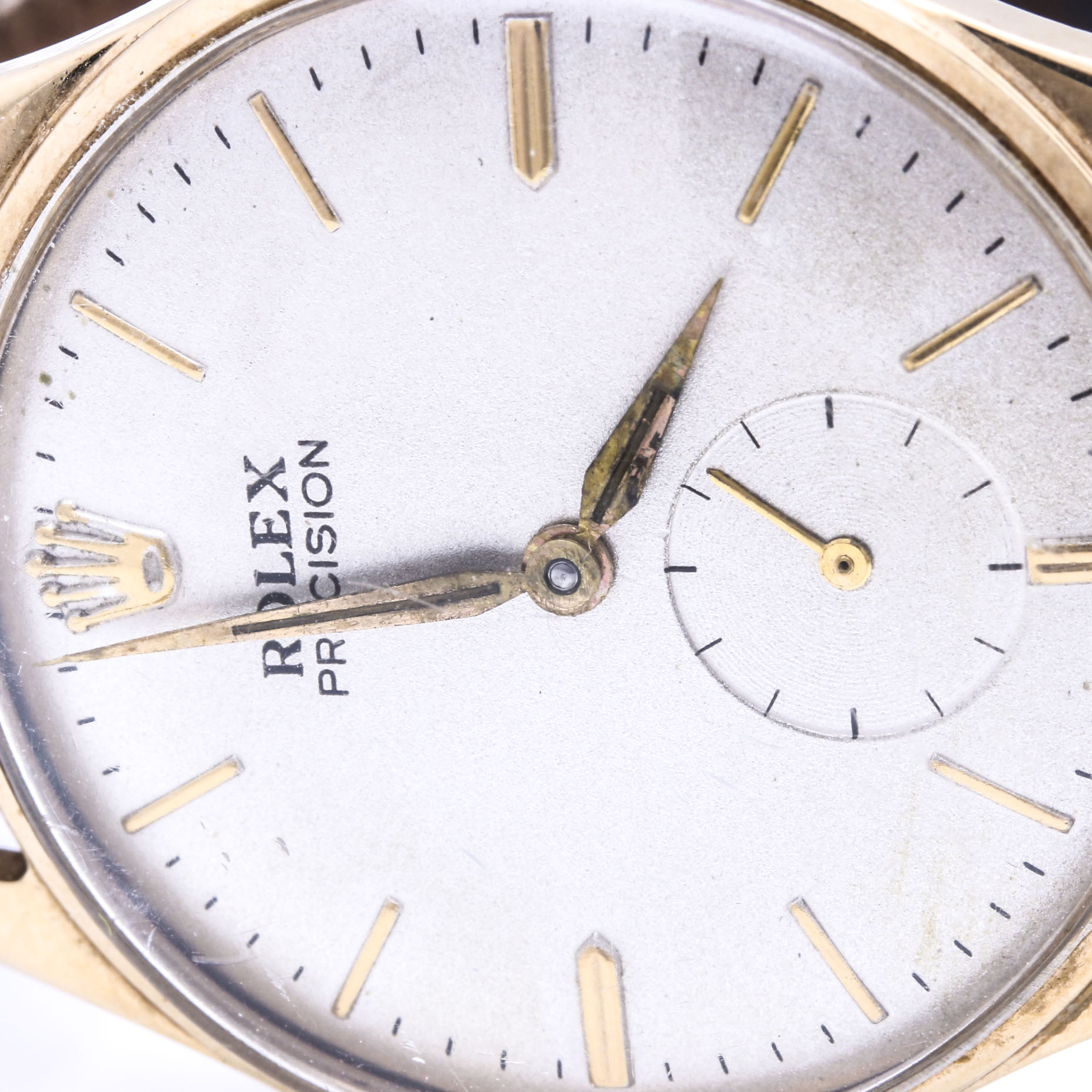 9K Yellow Gold Men's Rolex Precision Watch