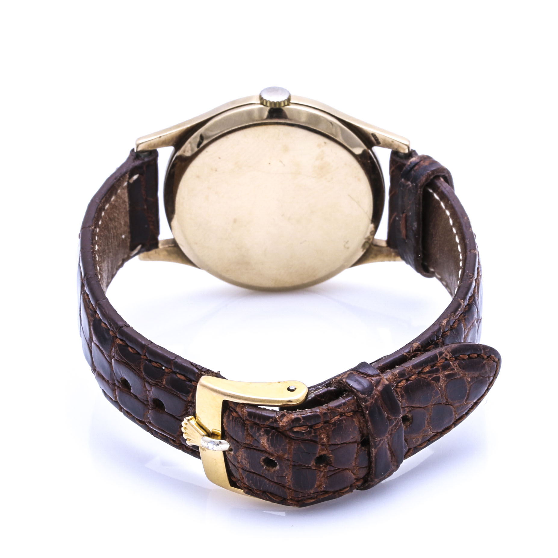 9K Yellow Gold Men's Rolex Precision Watch