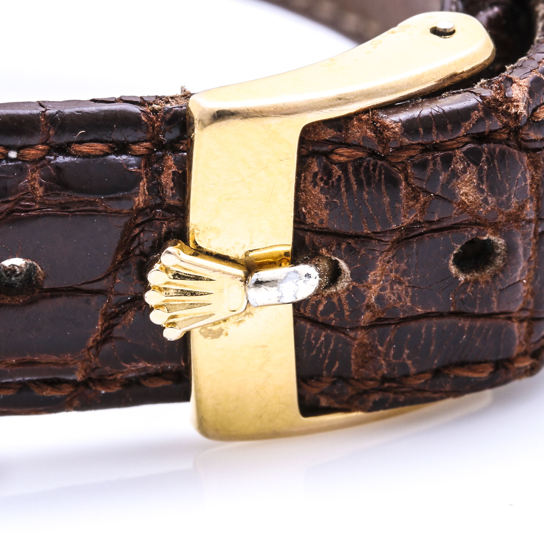 9K Yellow Gold Men's Rolex Precision Watch