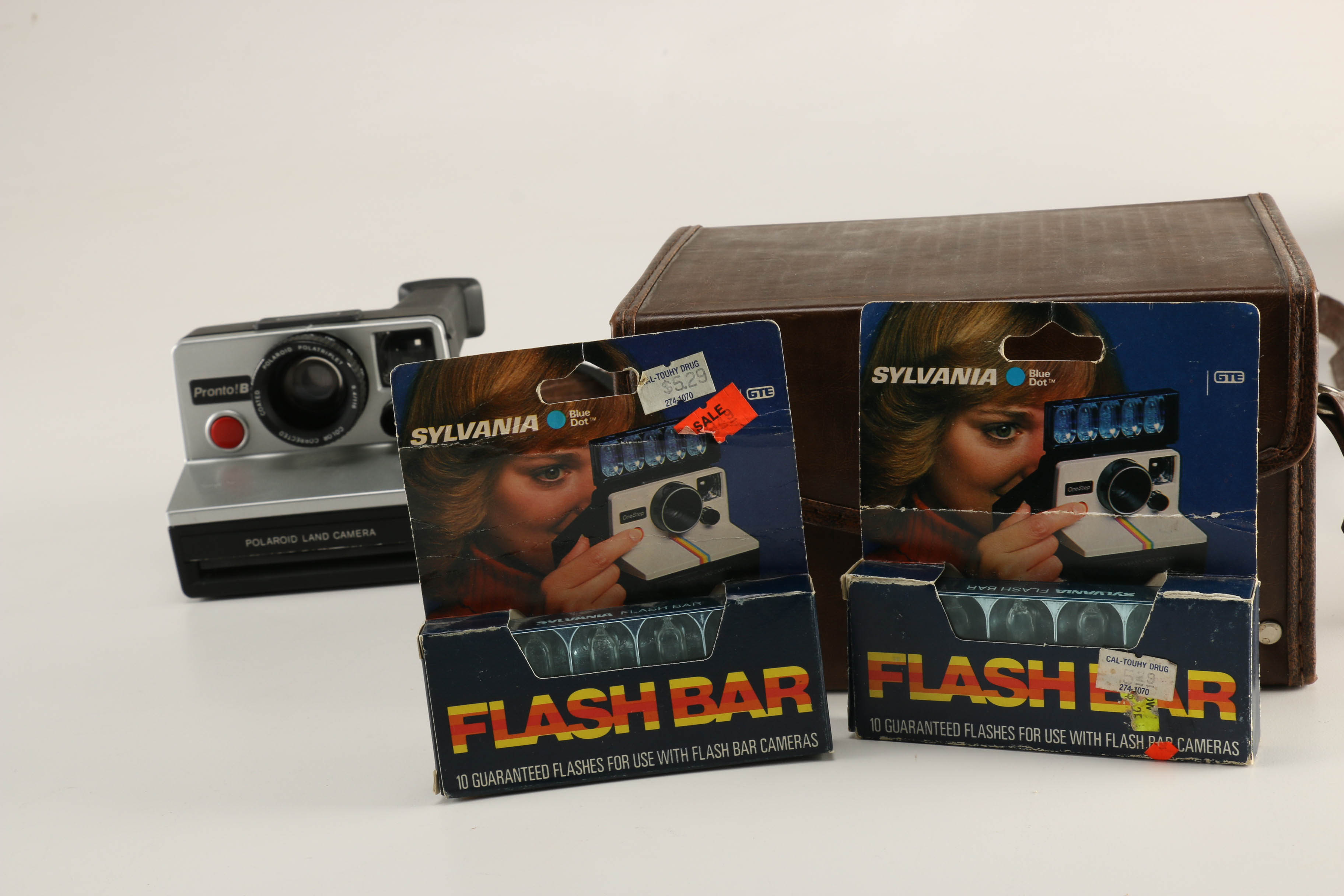 Polaroid Pronto!B and Model J66 Land Cameras with Accessories