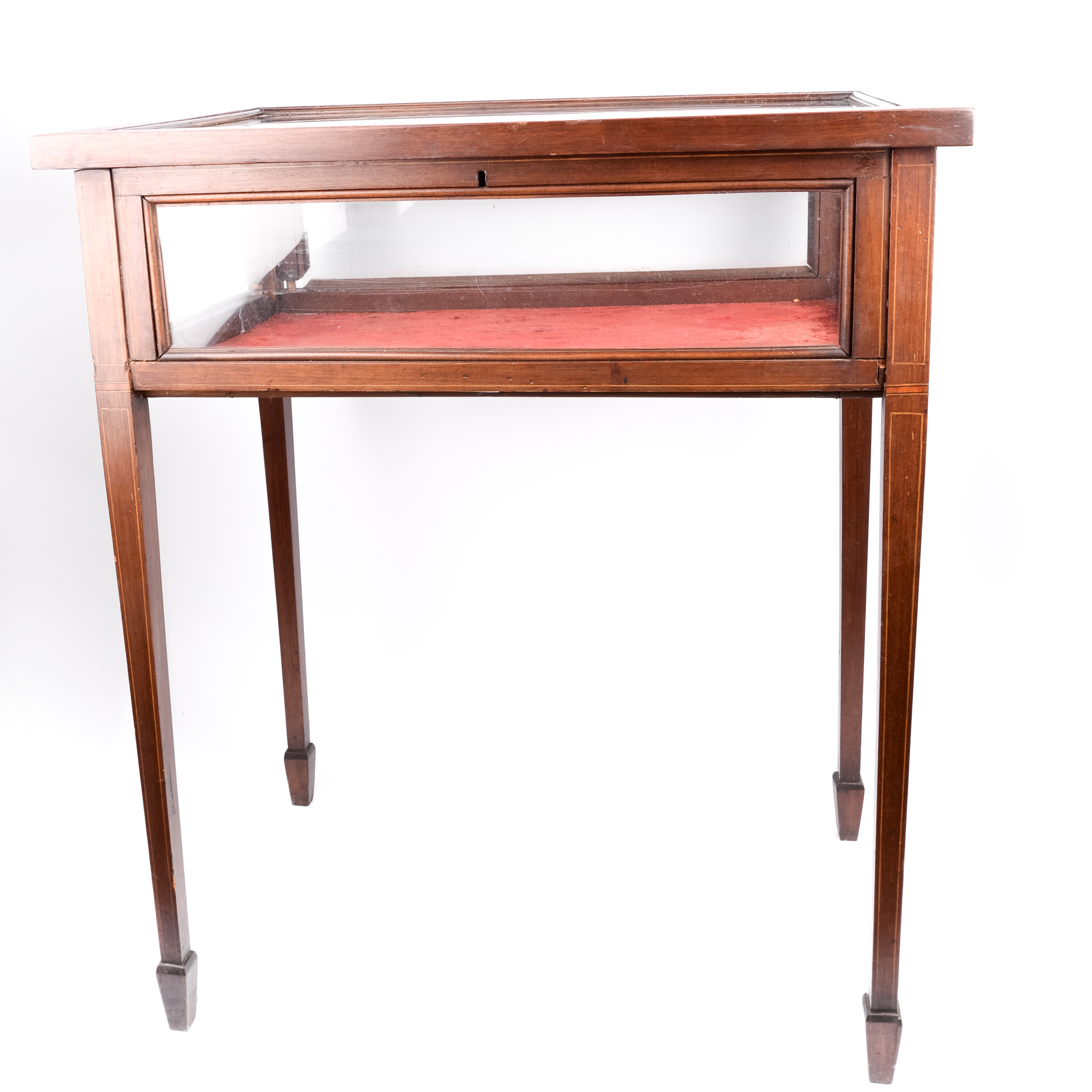 Antique Hepplewhite Style Curio Table