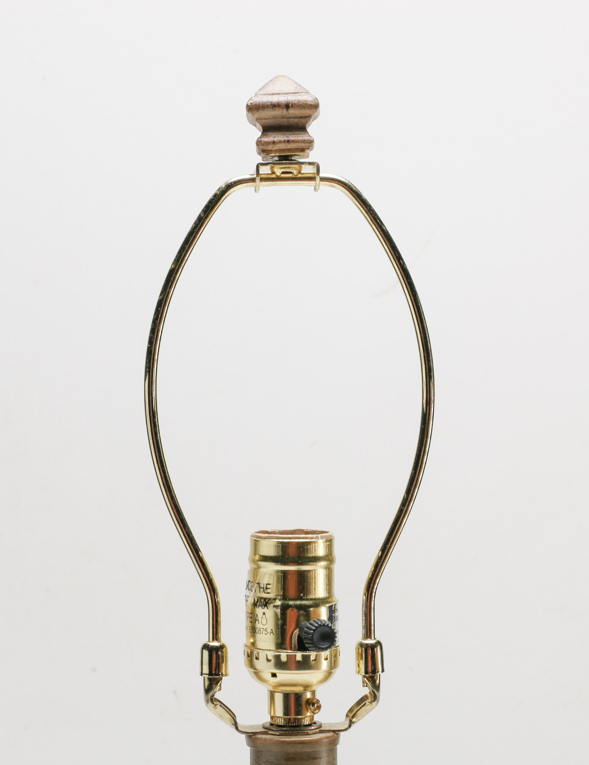 Contemporary Molded Resin Table Lamp