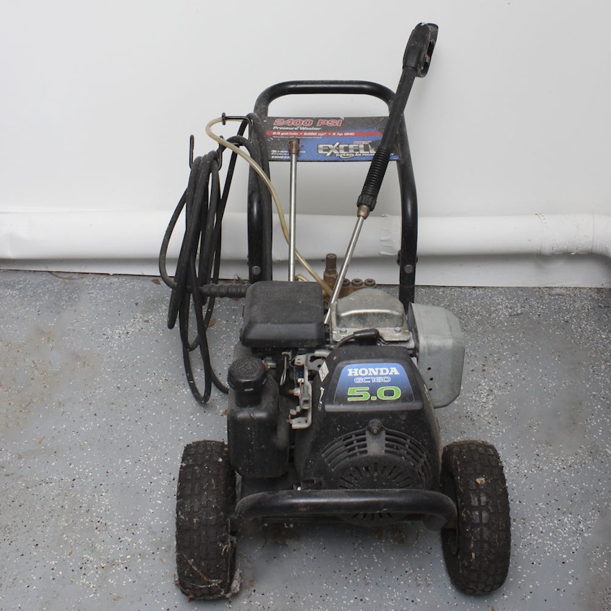 Ex-Cell 2400 PSI Pressure Washer with Honda 5.0 Motor
