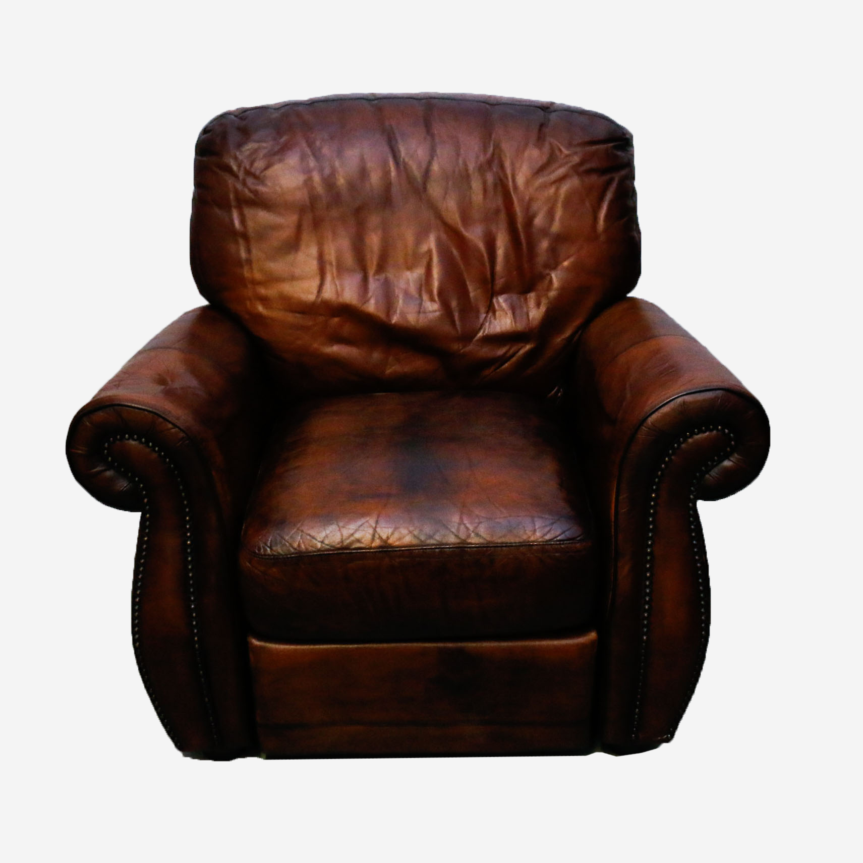 Brown Leather Recliner from Havertys