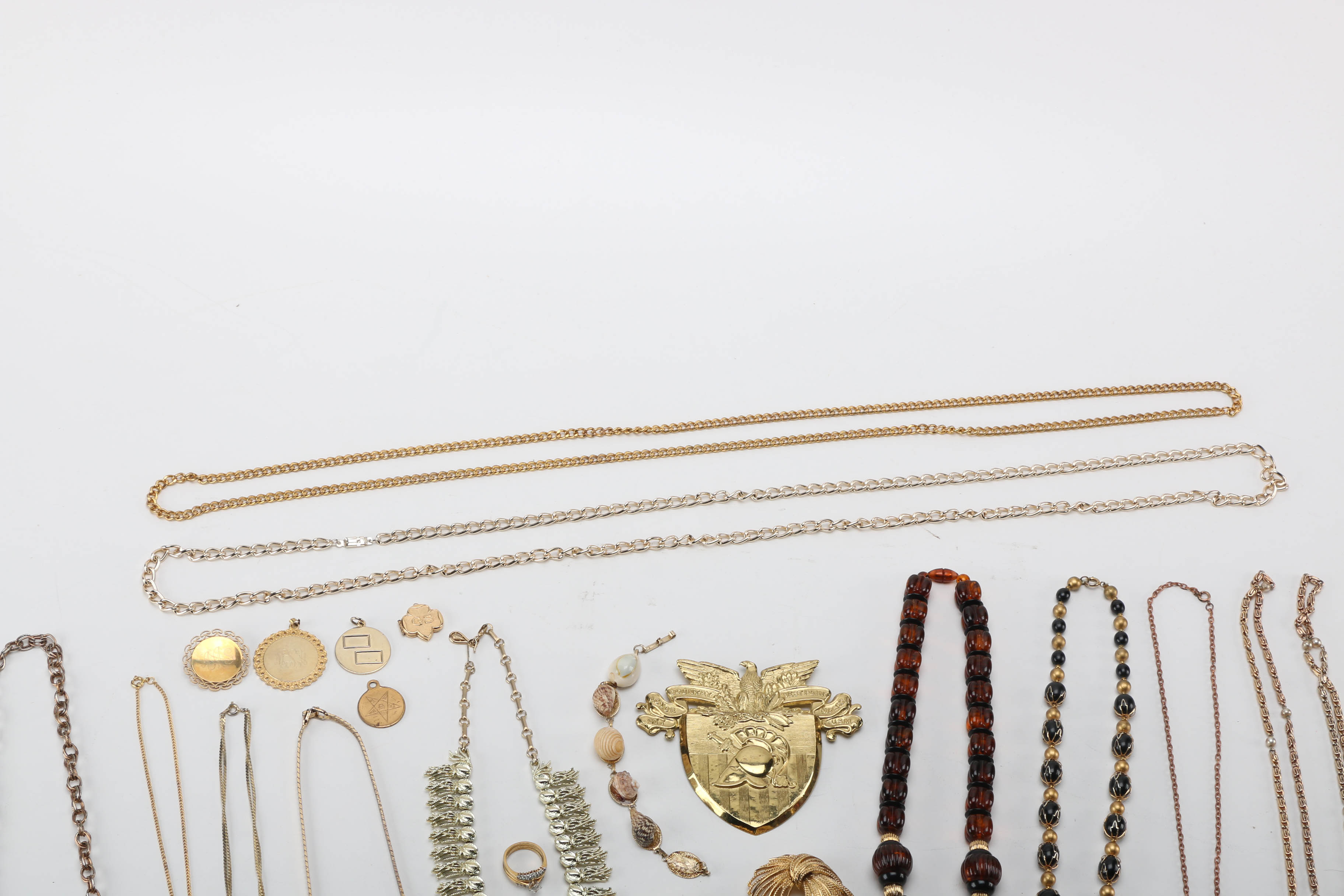 Gold Tone Costume Jewelry Including Monet