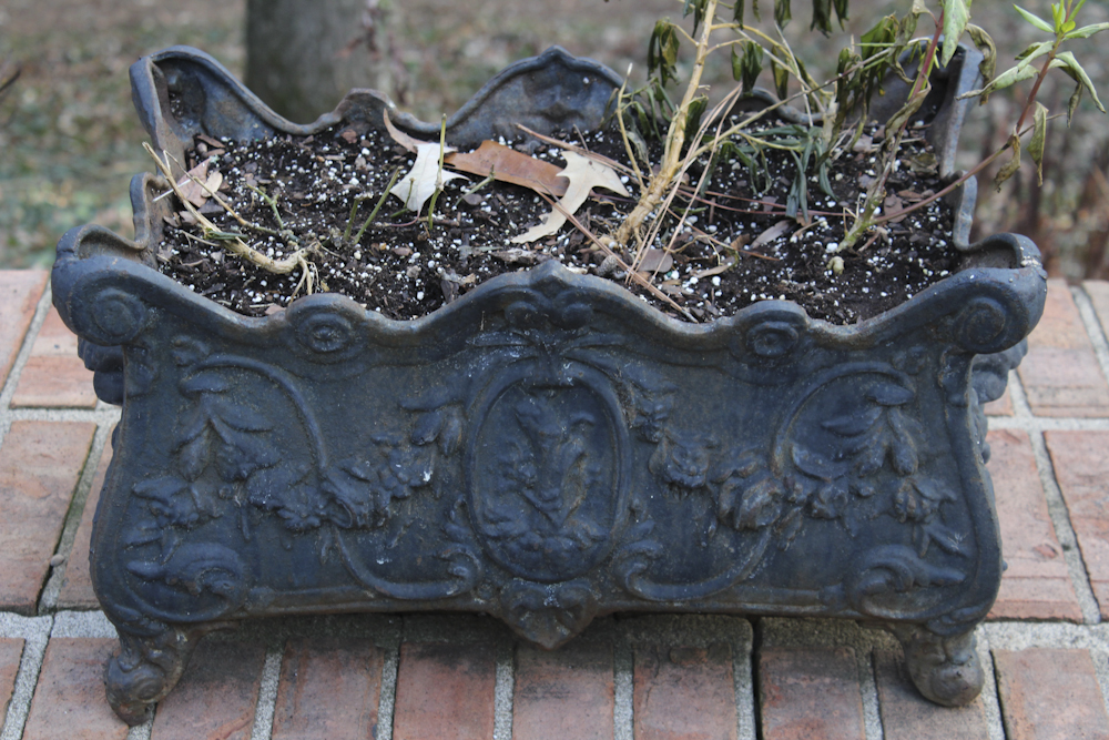 Cast Iron Flower Planter Boxes