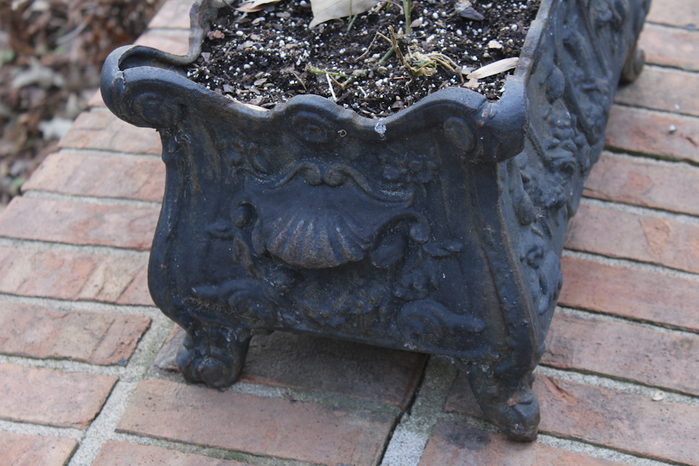 Cast Iron Flower Planter Boxes