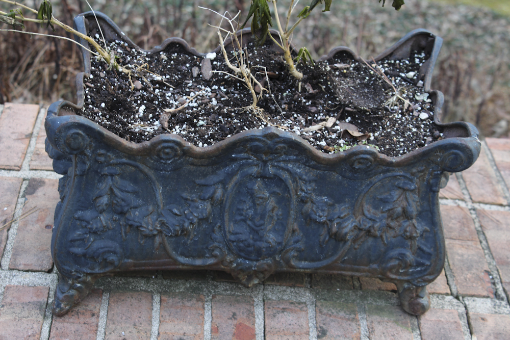 Cast Iron Flower Planter Boxes