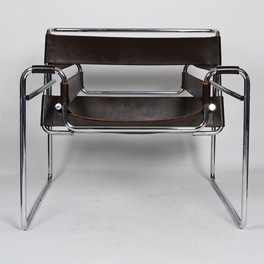 Brown Leather Wassily Chair