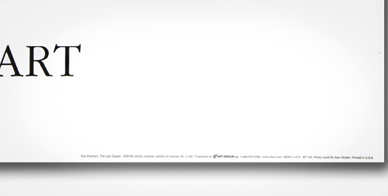 Tom Everhart Fine Art Poster on Paper "Last Supper"