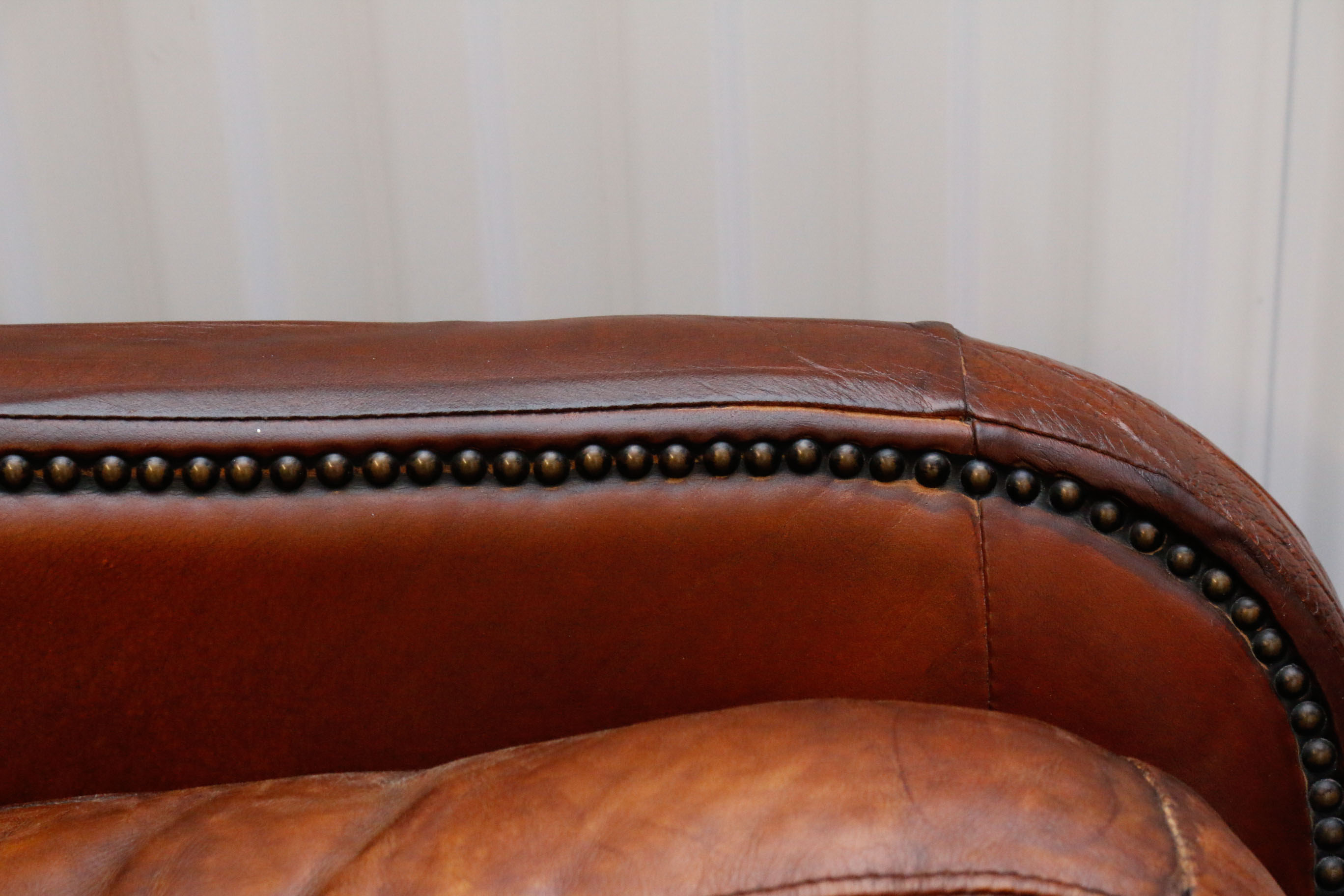 Havertys Leather Sofa