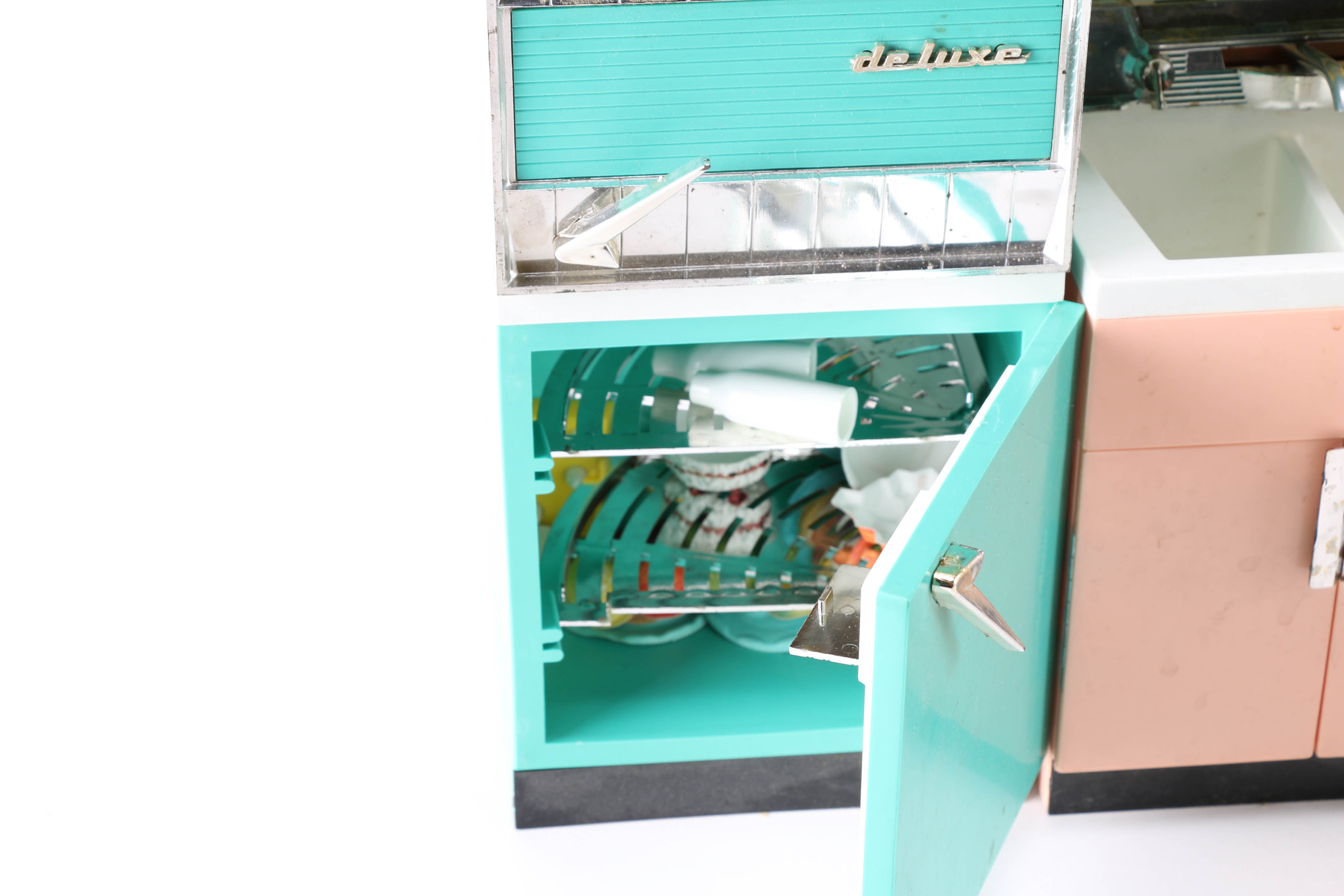 1960s Barbie-Sized Deluxe Reading "Dream Kitchen" Playset