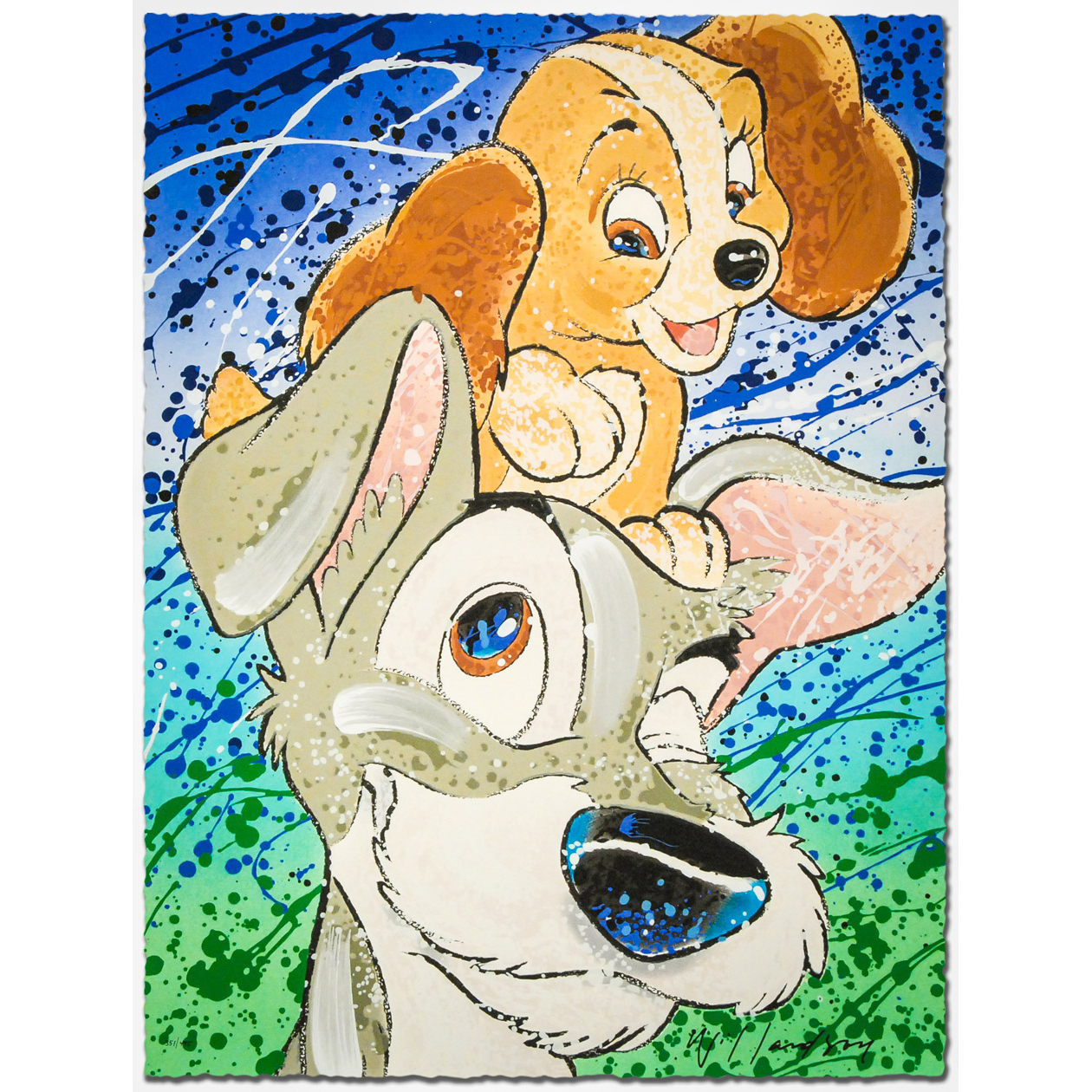 David Willardson Signed Serigraph on Paper "Hair of the Dog"