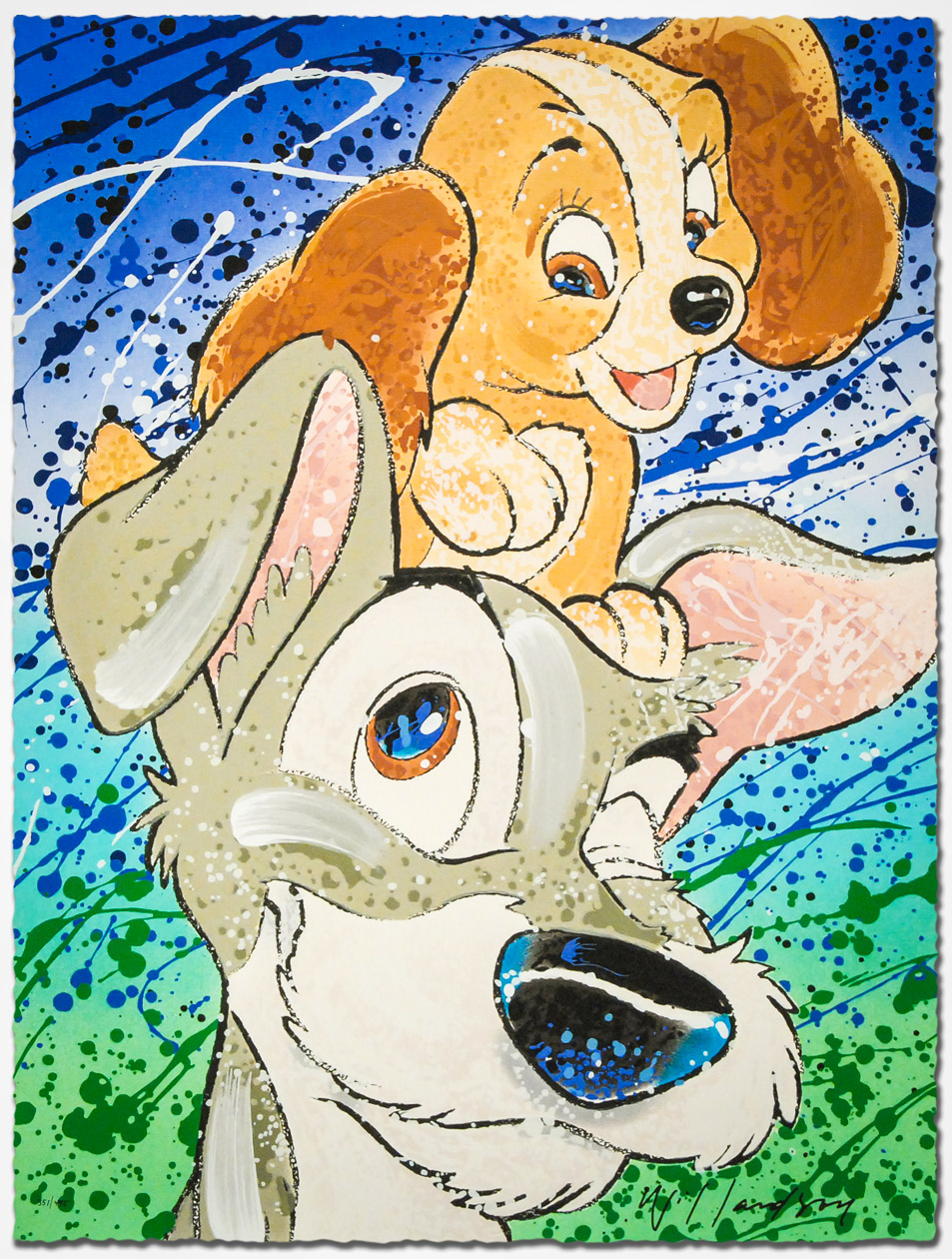 David Willardson Signed Serigraph on Paper "Hair of the Dog"