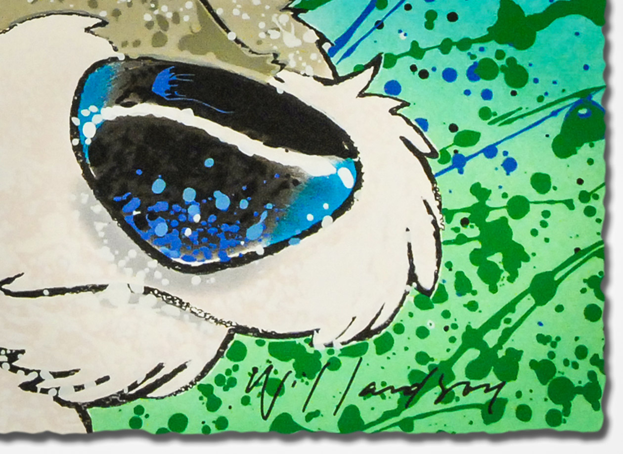 David Willardson Signed Serigraph on Paper "Hair of the Dog"