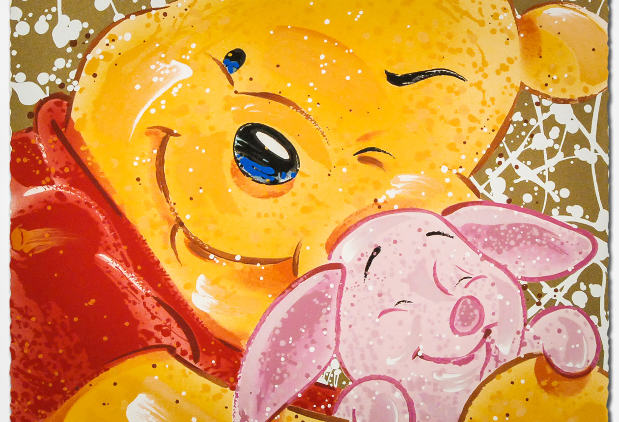 David Willardson Signed Serigraph on Paper "Very Important Piglet"