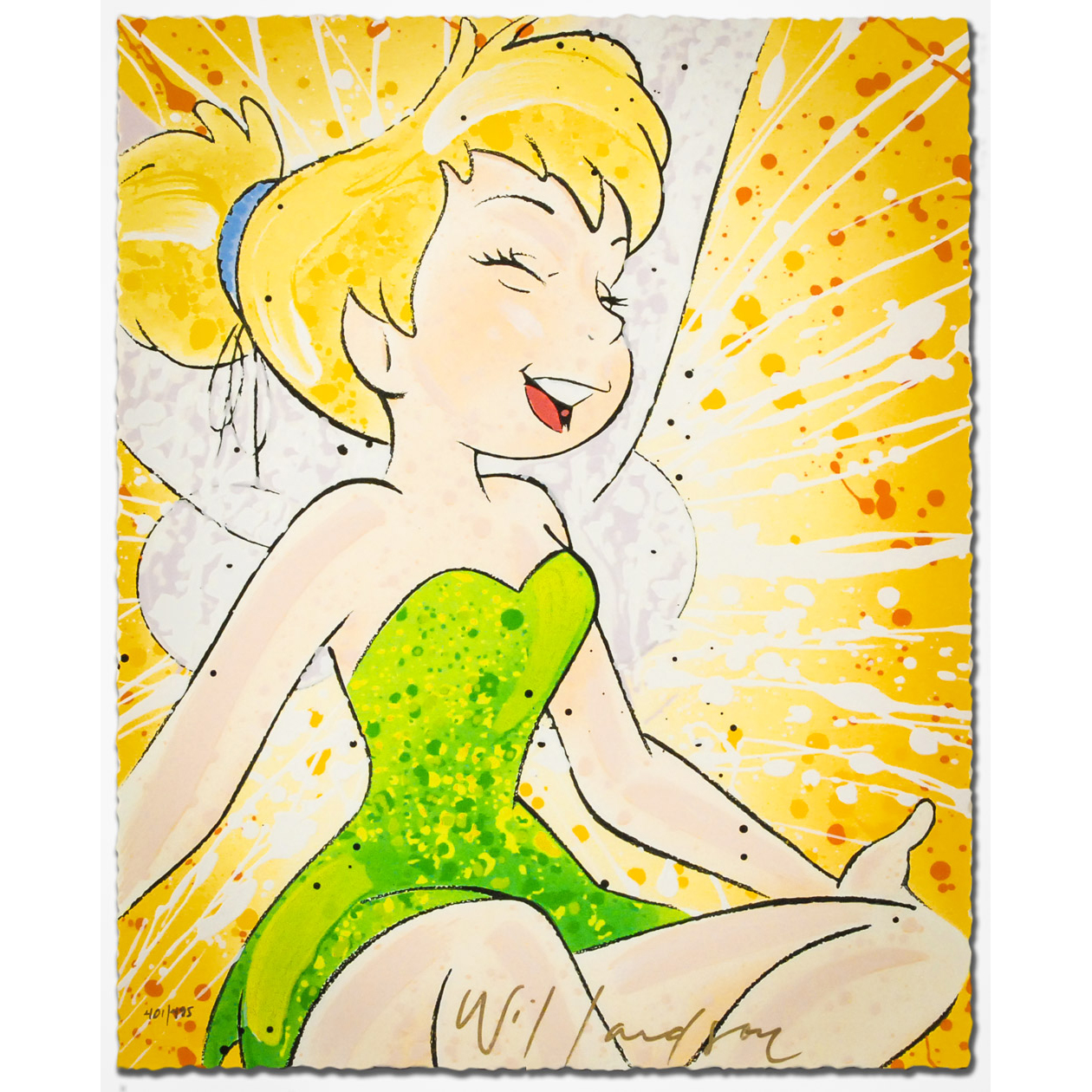 David Willardson Signed Serigraph on Paper "Keeping It Light"