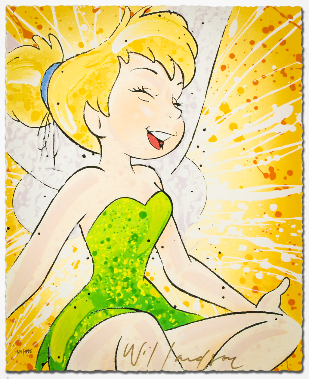 David Willardson Signed Serigraph on Paper "Keeping It Light"